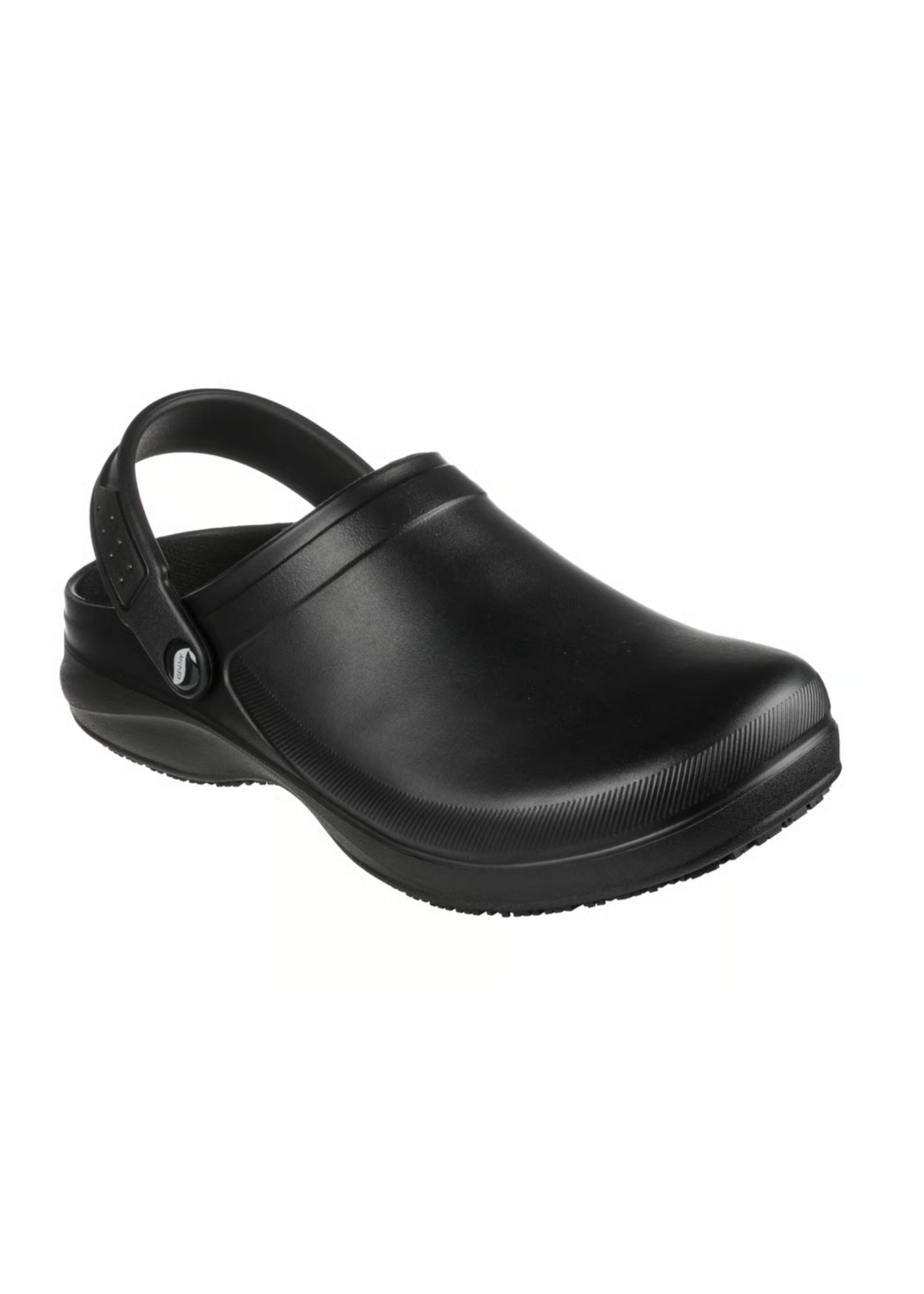 Skechers Men's Riverbound 200092 / BLK Slip Resistant Shoes, Black ( Arch Fit )