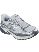 Skechers Women's Slip-Ins Stamina Sport 150710 / Silver Hands Free Memory Foam Athletic Sneakers