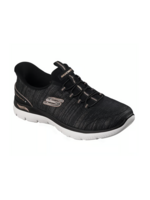 Skechers Women's Slip-Ins Hands Free Arch Fit Summits-Diamond Grace 150752/Black Rose Gold