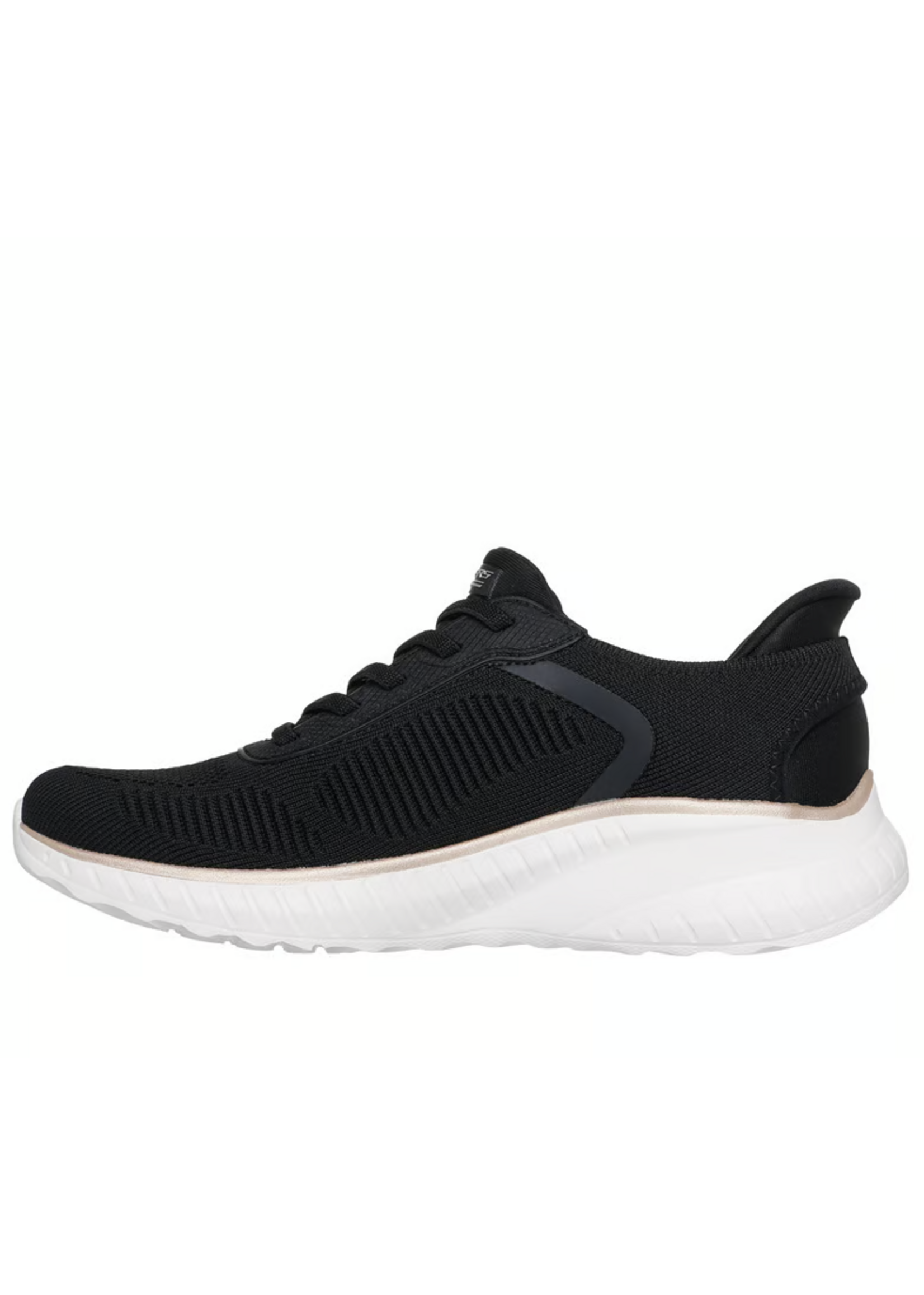 Skechers Women's Slip-ins Hands Free BOBS Sport Squad Chaos Current Muse 117497 Black / Gold