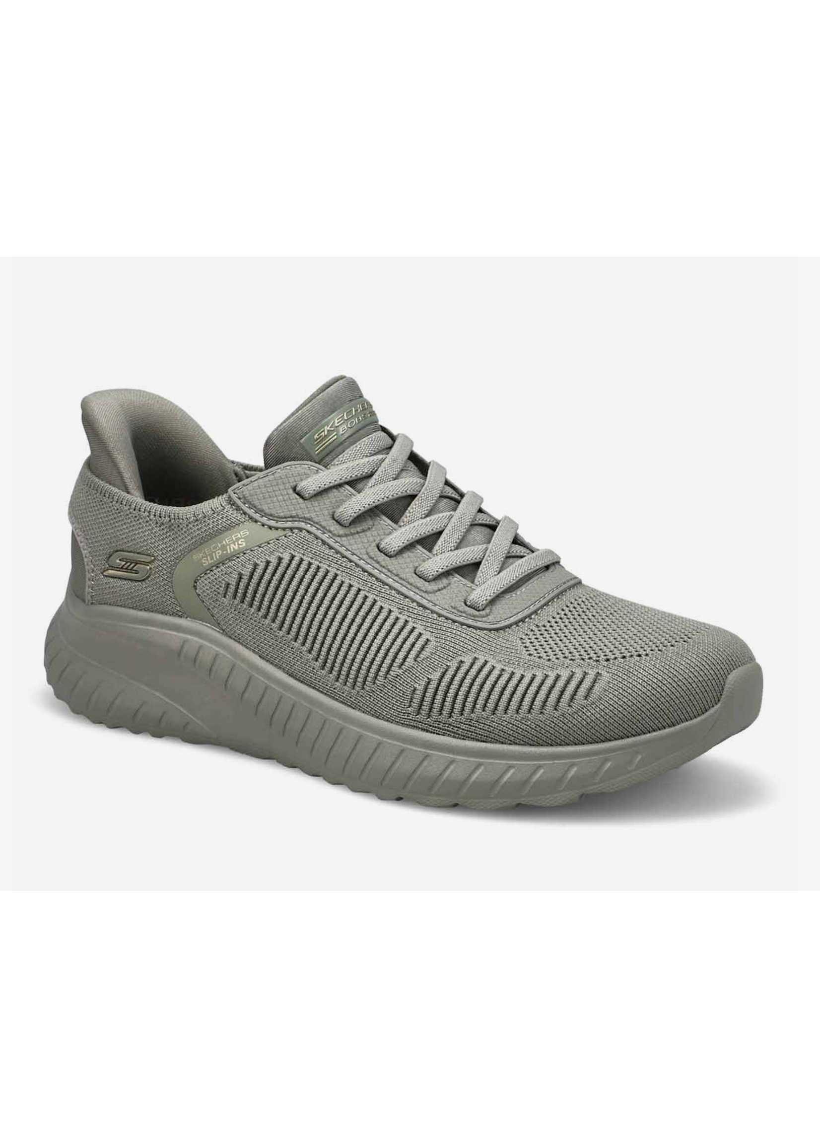 Skechers Women's Slip-ins: BOBS Sport Squad Chaos Current Muse 117497  Olive Green