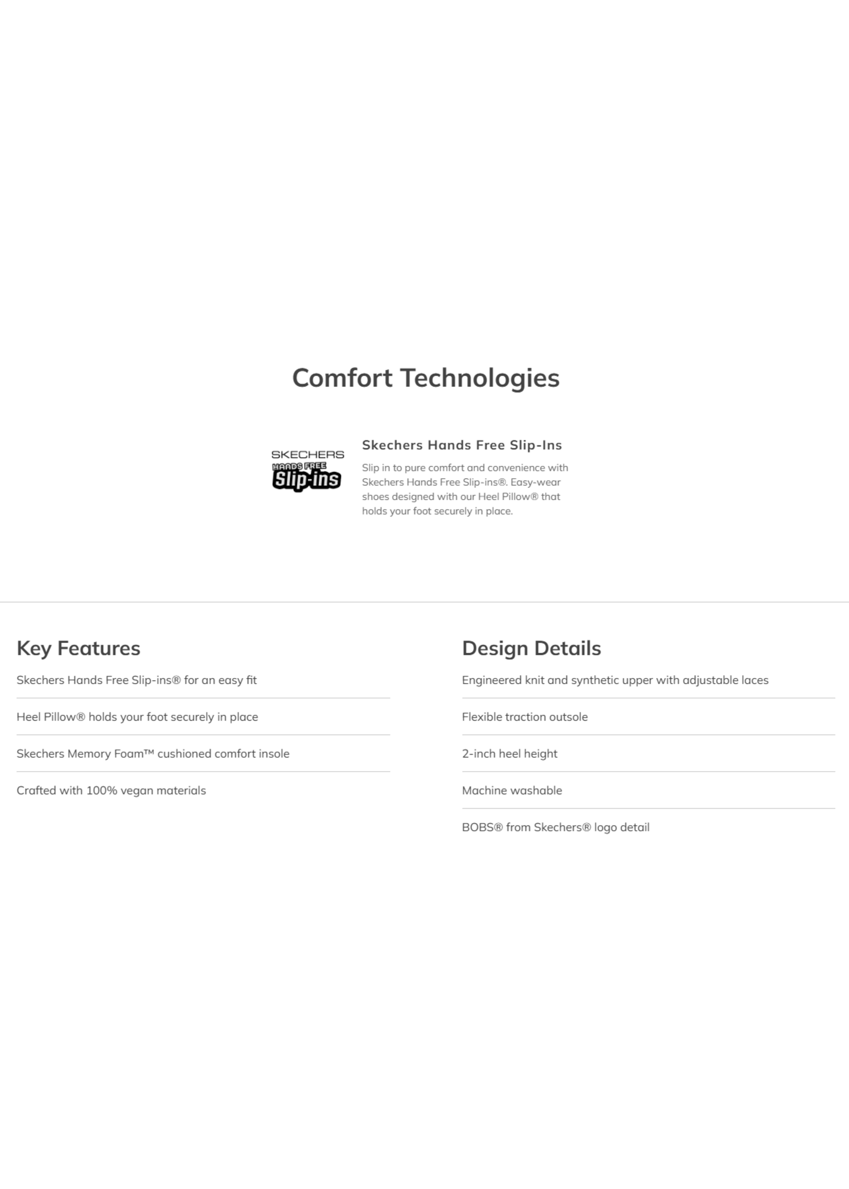 Skechers Women's Slip-ins Hands Free Bobs Skillz-Too Essential 117756 / Qual Light Purple