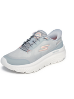 Skechers Women's Slip-ins Hands Free Go Walk Max Cushioning Hyper Burst Nikita 125881 / Gray Pink