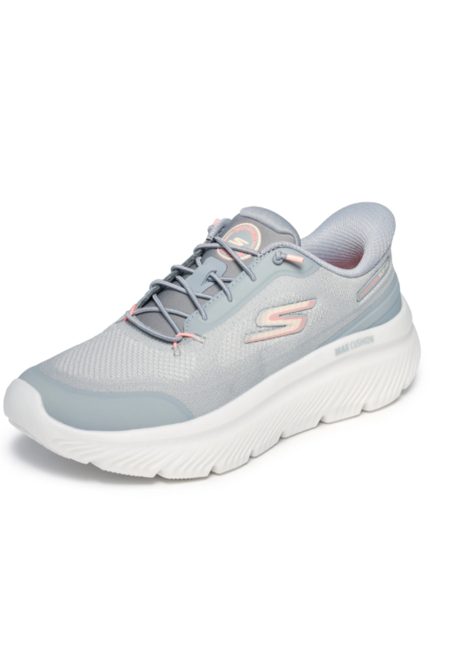 Skechers Women's Slip-ins Hands Free Go Walk Max Cushioning Hyper Burst Nikita 125881 / Gray Pink