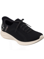 Skechers Women's Slip-ins Hands Free Ultra Flex 4.0 Gemstone Glow 150810 / Black