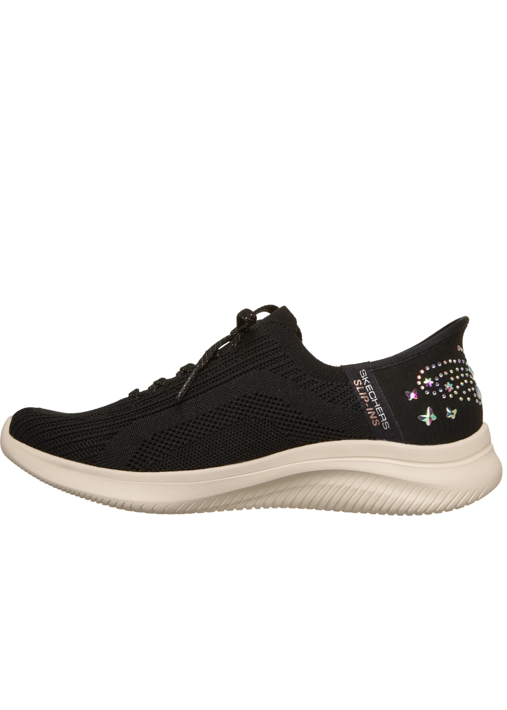 Skechers Women's Slip-ins Hands Free Ultra Flex 4.0 Gemstone Glow 150810 / Black