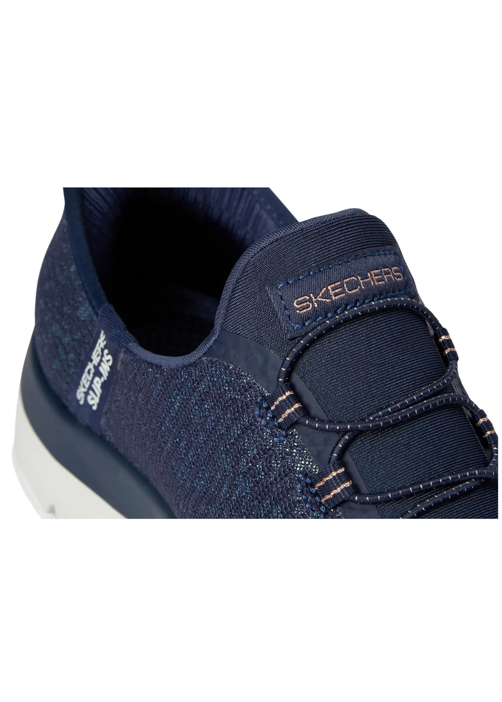 Skechers Women's Slip-ins Hands Free Summits Lunar Glow 150280 Navy Blue