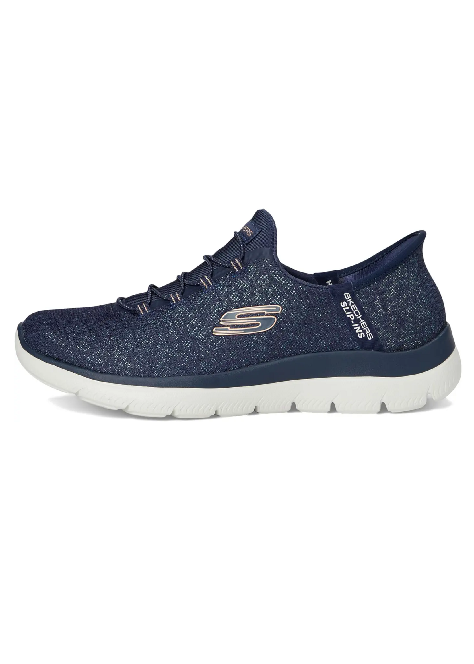 Skechers Women's Slip-ins Hands Free Summits Lunar Glow 150280 Navy Blue