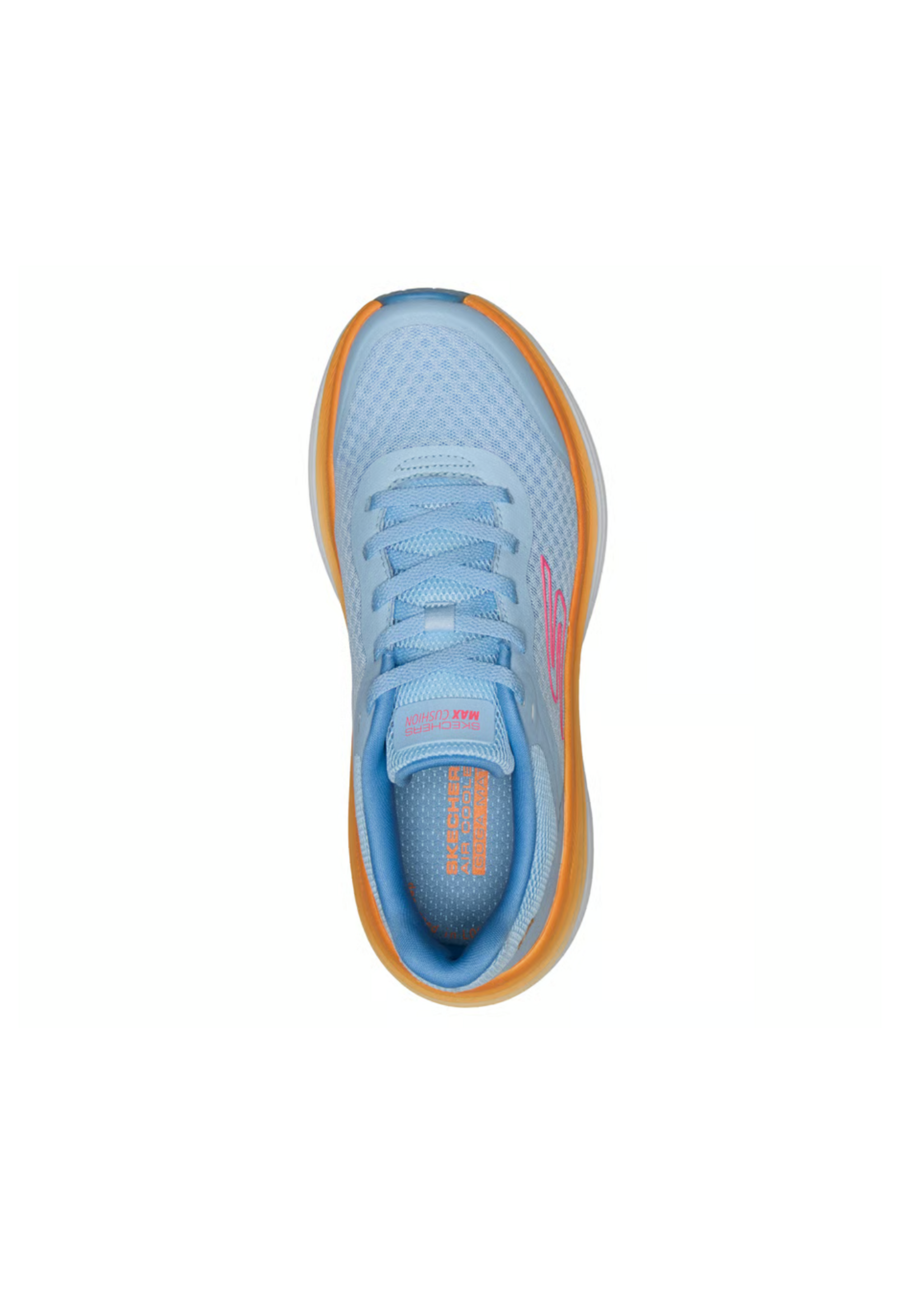 Skechers Womens  Soft Stride Max Cushioning Endeavour 129470 Blue Orange