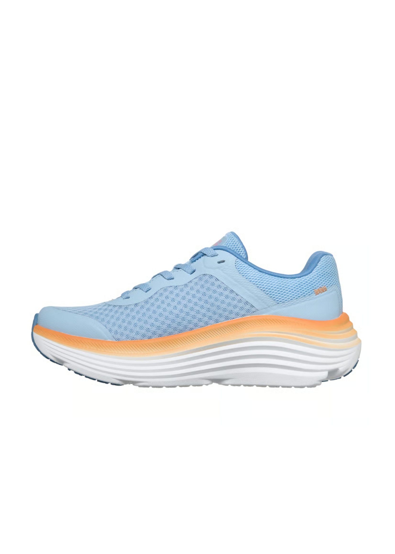 Skechers Womens  Soft Stride Max Cushioning Endeavour 129470 Blue Orange