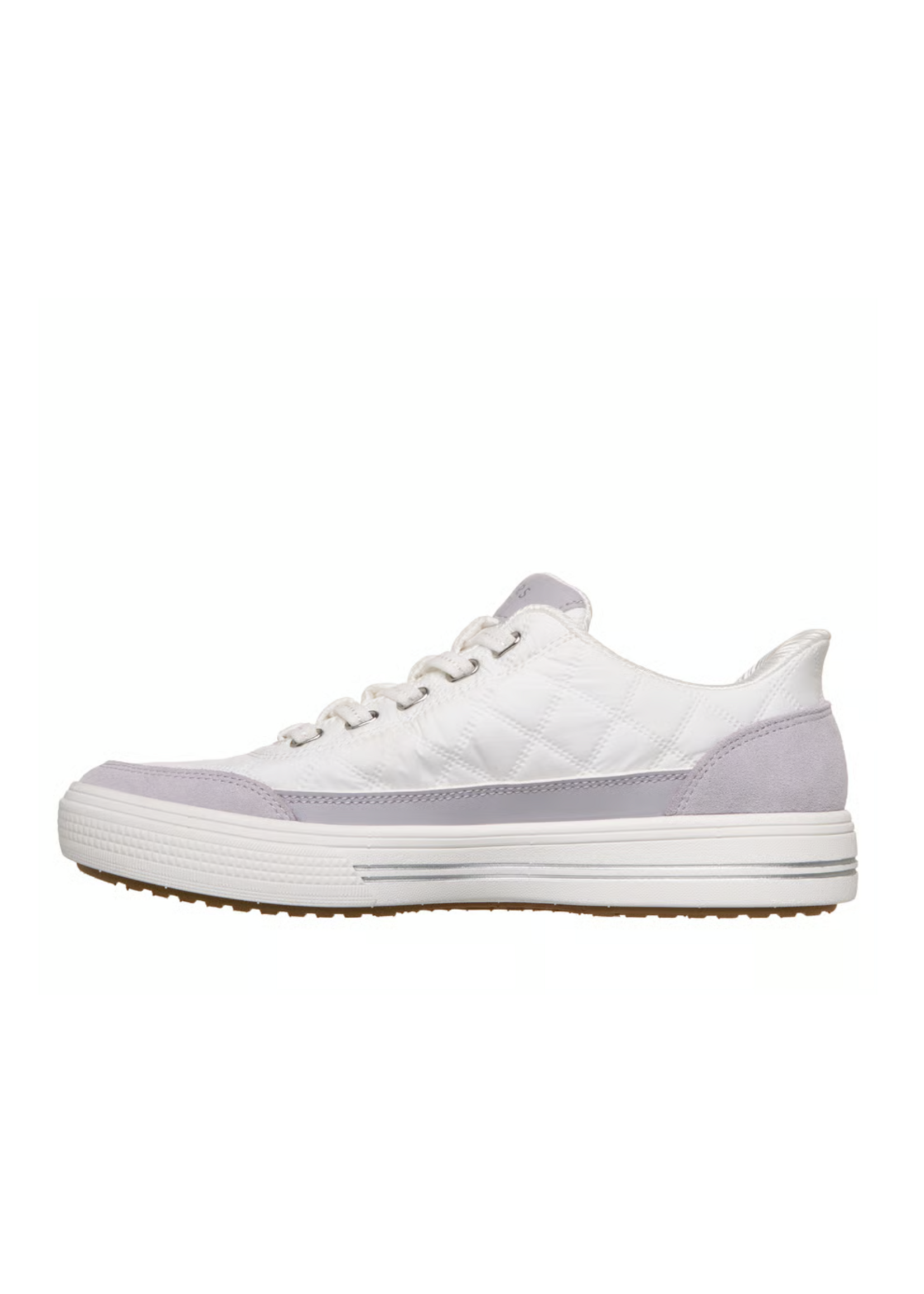 Skechers Women's Hands Free Slip-ins: Arch Fit Arcade -  Cozy Fit Cuddle Steps 177209 White Lavender