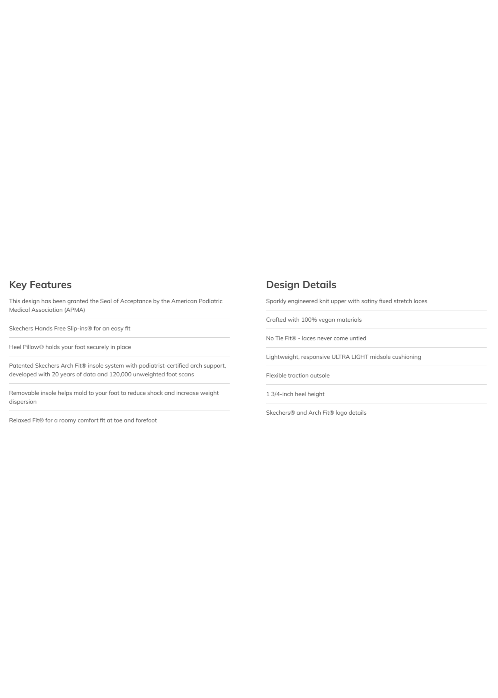 Skechers Womens Slip ins Hands Free Go Walk Arch Fit N Joy Ria Black White 125852