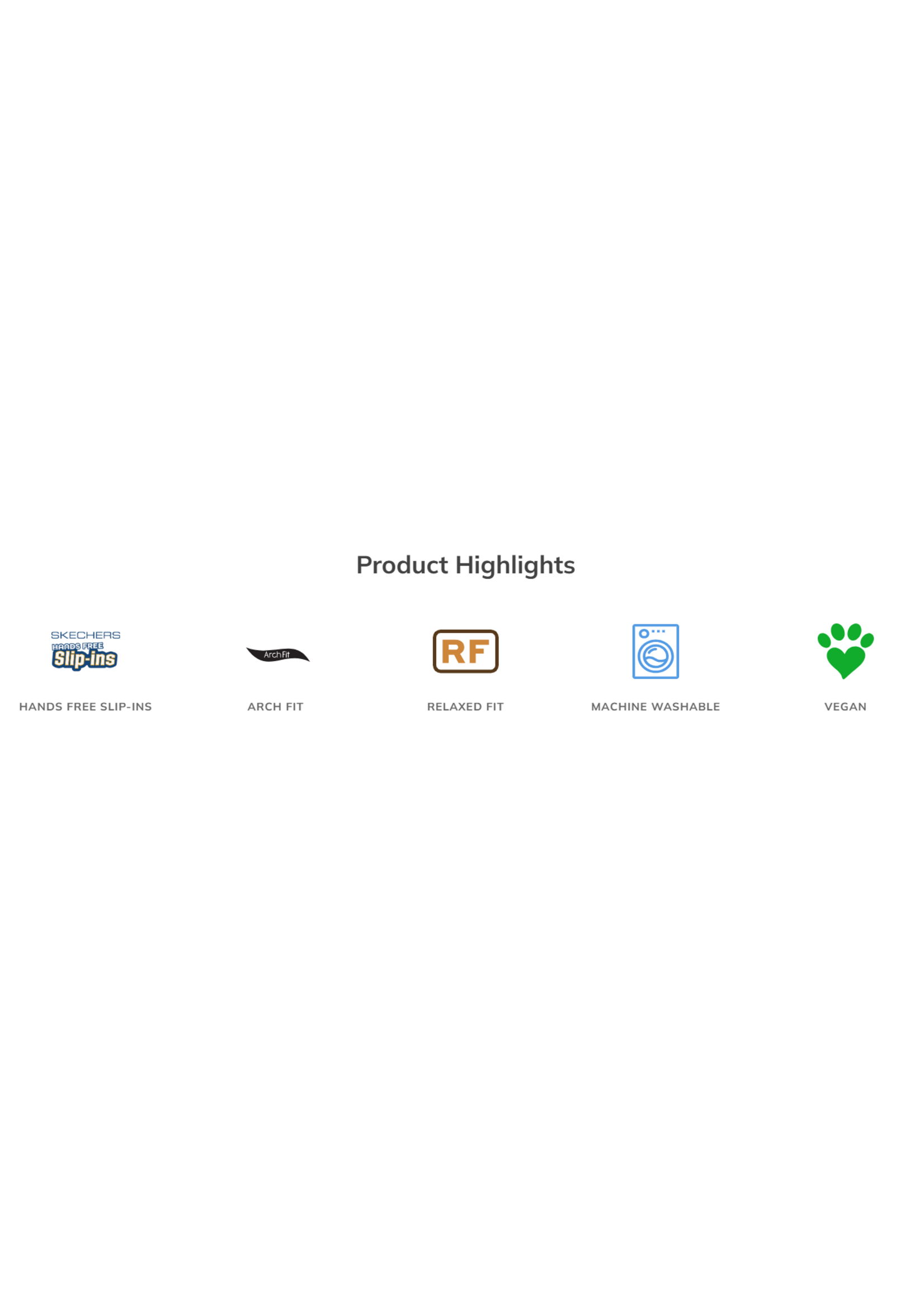 Skechers Womens Slip ins Hands Free Go Walk Arch Fit N Joy Ria Black White 125852