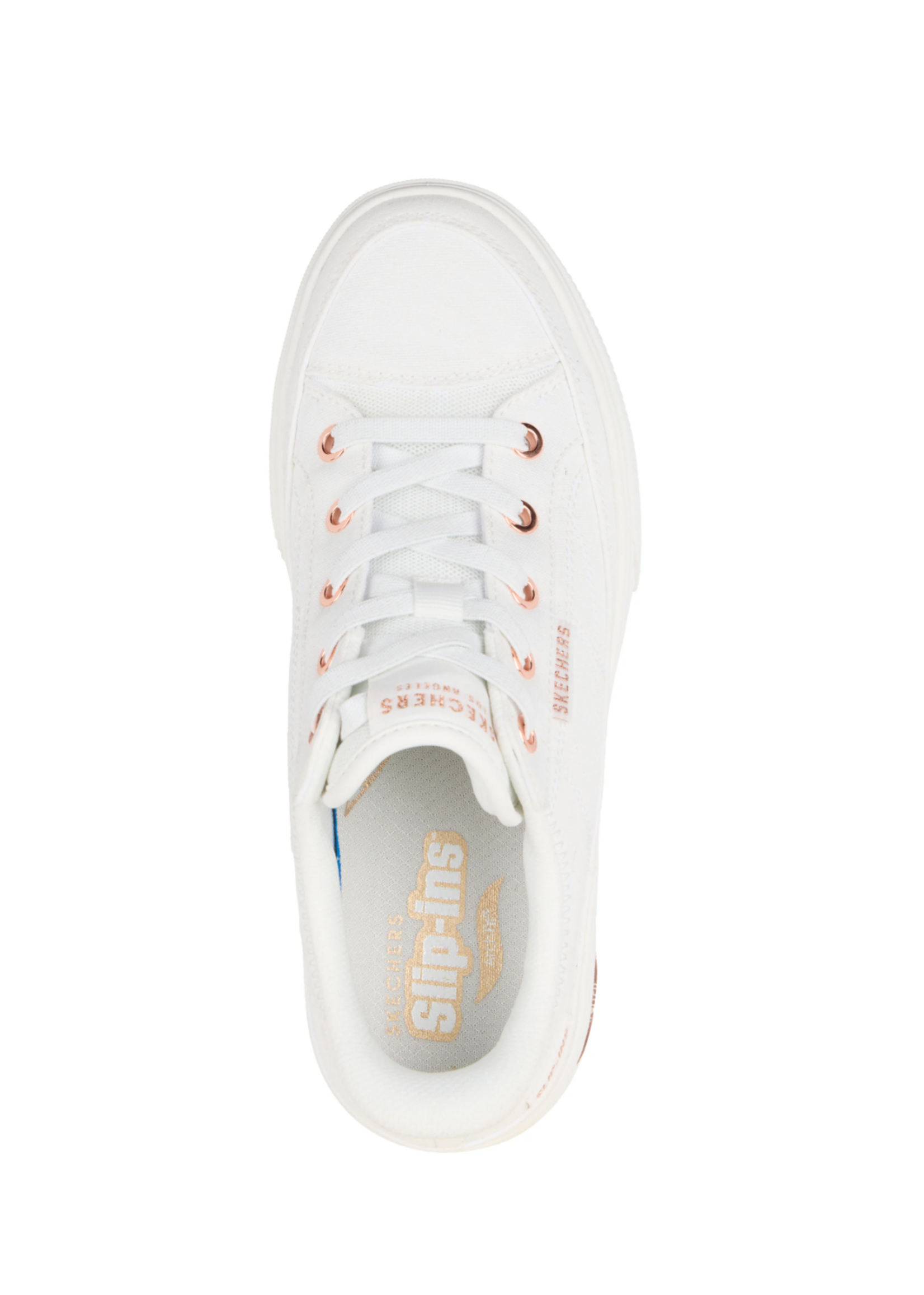 Skechers Womens Slip-ins Hands Free Arch Fit Arcade See Ya There 177197 White