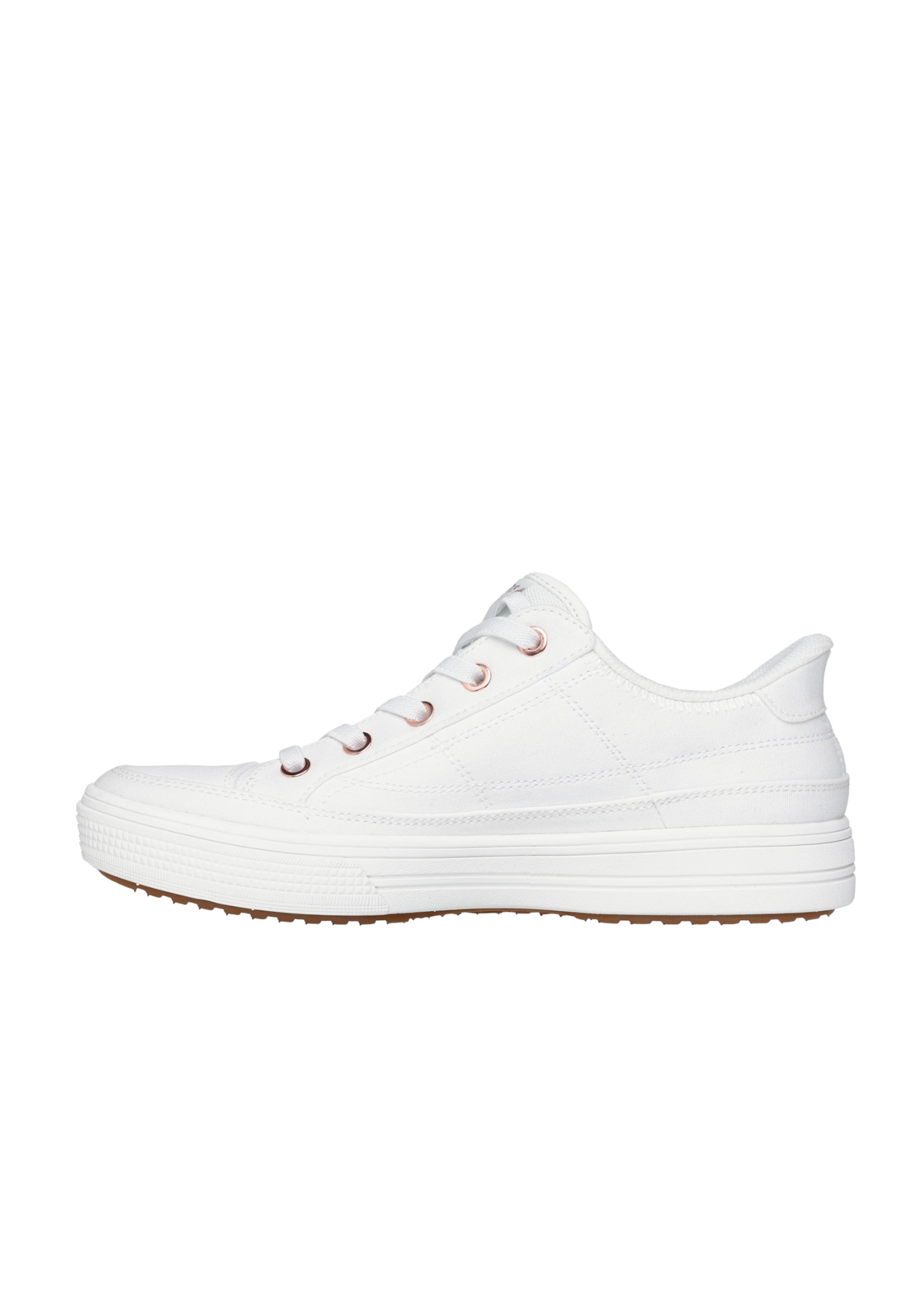 Skechers Womens Slip-ins Hands Free Arch Fit Arcade See Ya There 177197 White