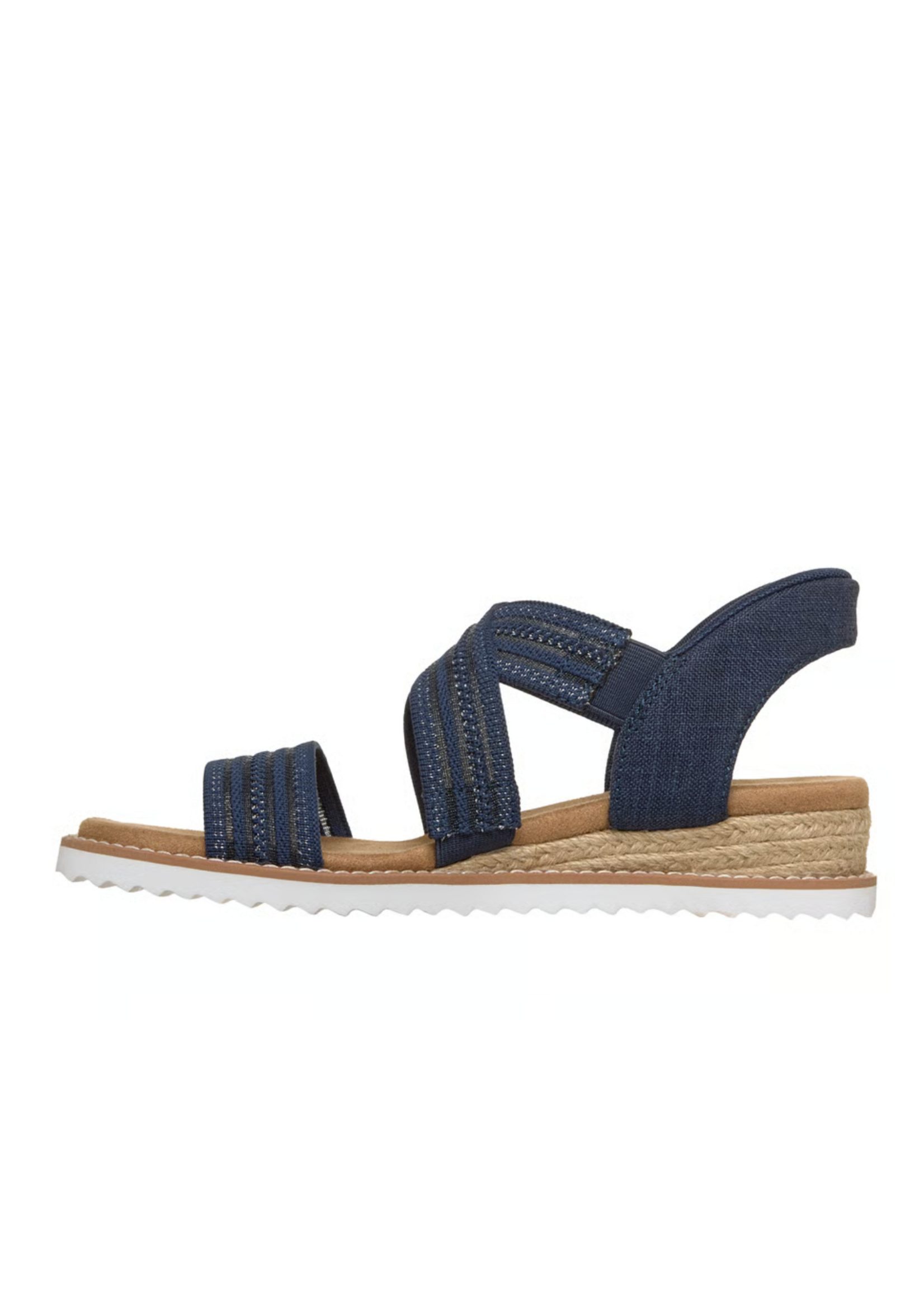 Skechers Womens Slip ins Hands Free Desert Kiss Lavish Leap 114408 Navy Blue