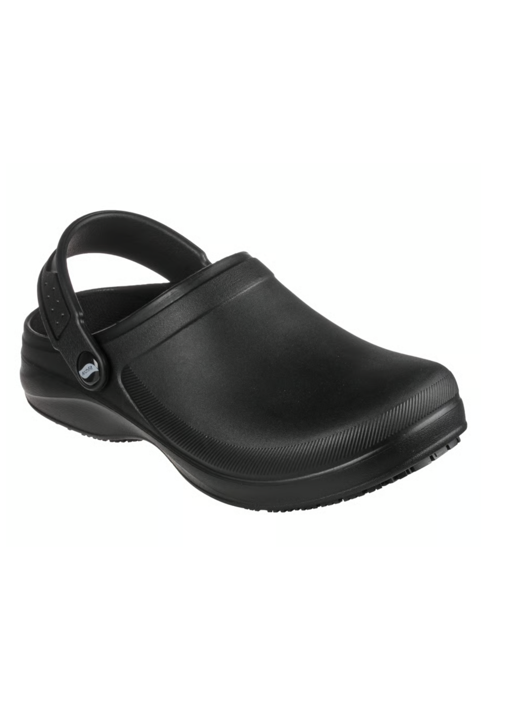 Skechers Women's Slip Resistant Riverbound Pasay 108067 Black Arch Fit