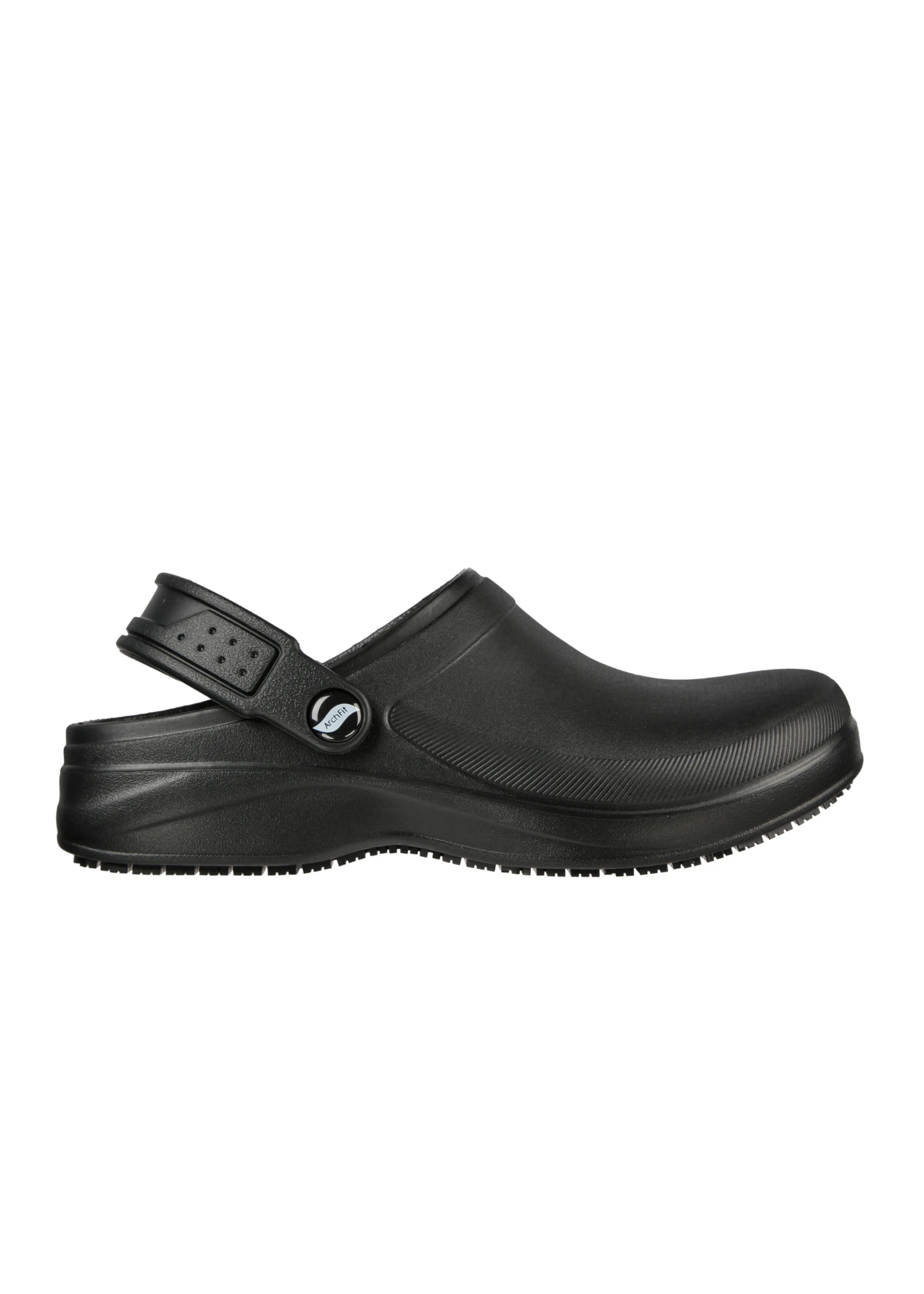 Skechers Women's Slip Resistant Riverbound Pasay 108067 Black Arch Fit