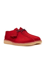 Clarks Men’s Desert Trek  Red Suede Crepe Sole Shoes – 26185630