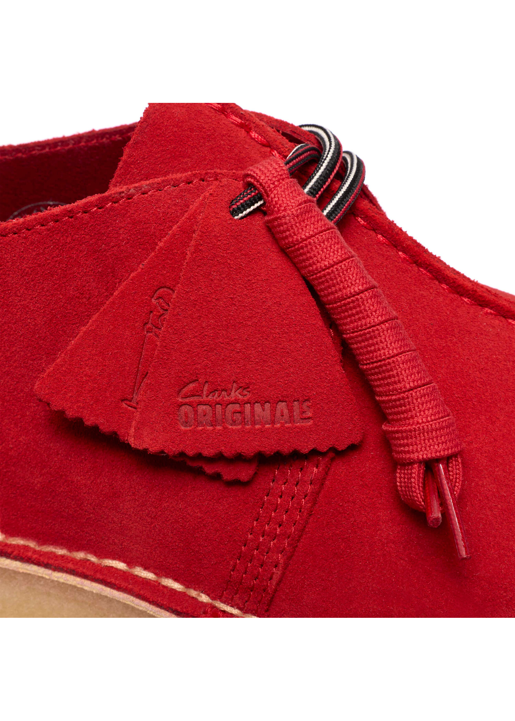 Clarks Men’s Desert Trek  Red Suede Crepe Sole Shoes – 26185630