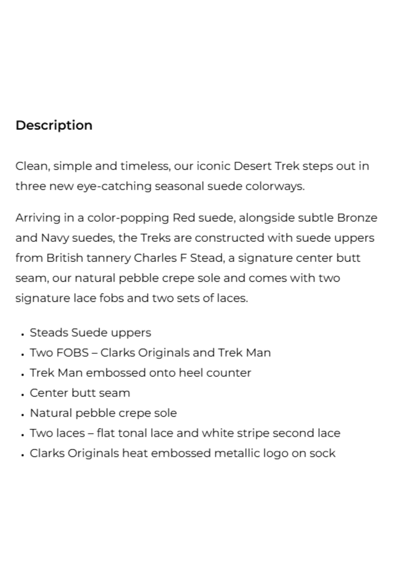 Clarks Men’s Desert Trek  Red Suede Crepe Sole Shoes – 26185630