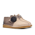 Clarks Originals Men’s Desert Trek Grey Combi Suede Crepe Sole Shoes – 26186740