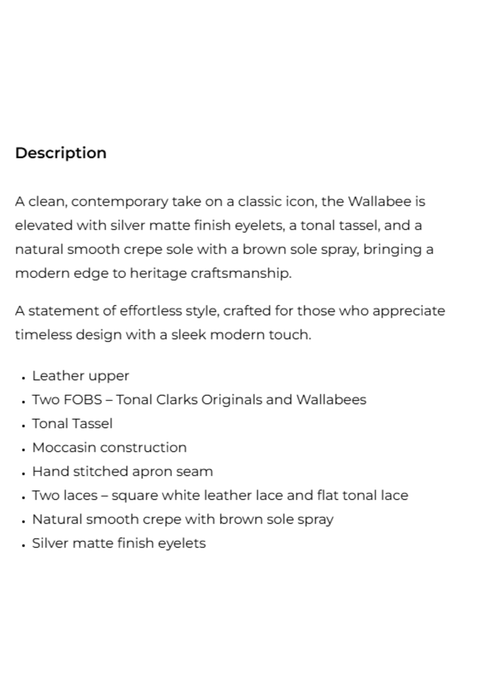 Clarks Originals Men’s Wallabee White Leather Shoes – Iconic Crepe Sole, Style 26185664