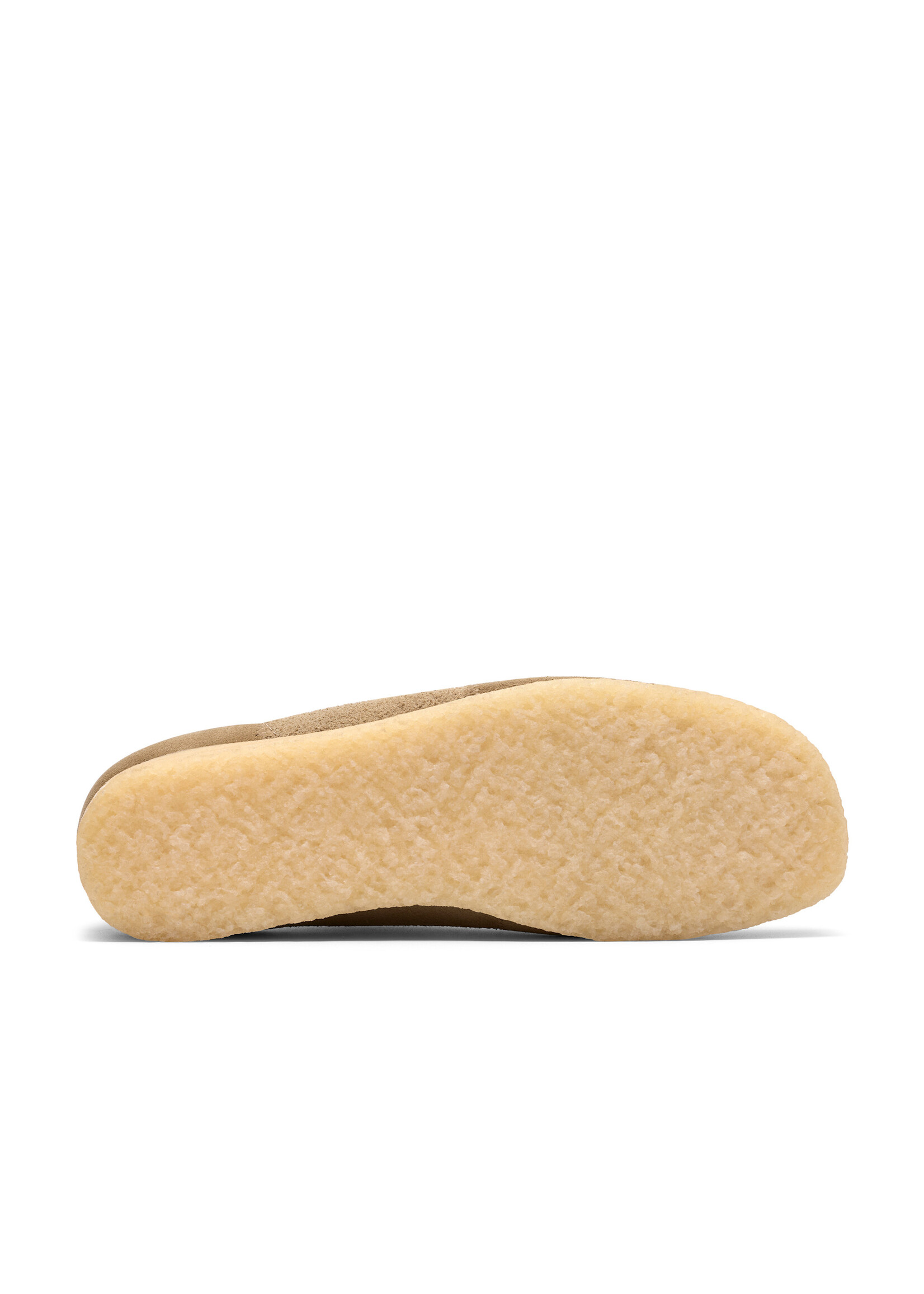 Clarks Originals Men’s Wallabee Maple Beige Stripe Suede Shoes – Natural Crepe Sole, Style 26185672