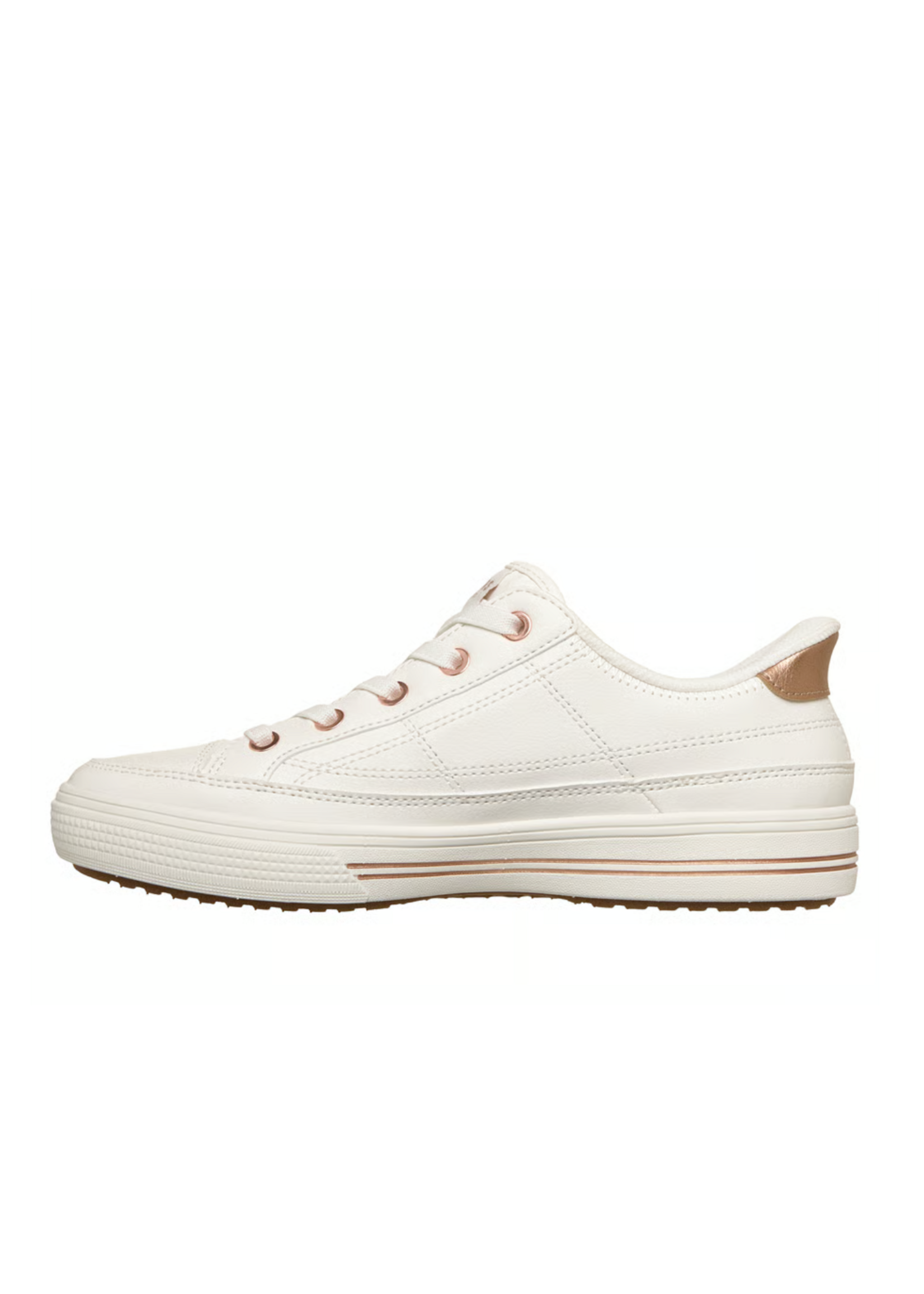 Skechers Womens Slip-ins Hands Free Arch Fit Arcade Catch Ya There 177218 White