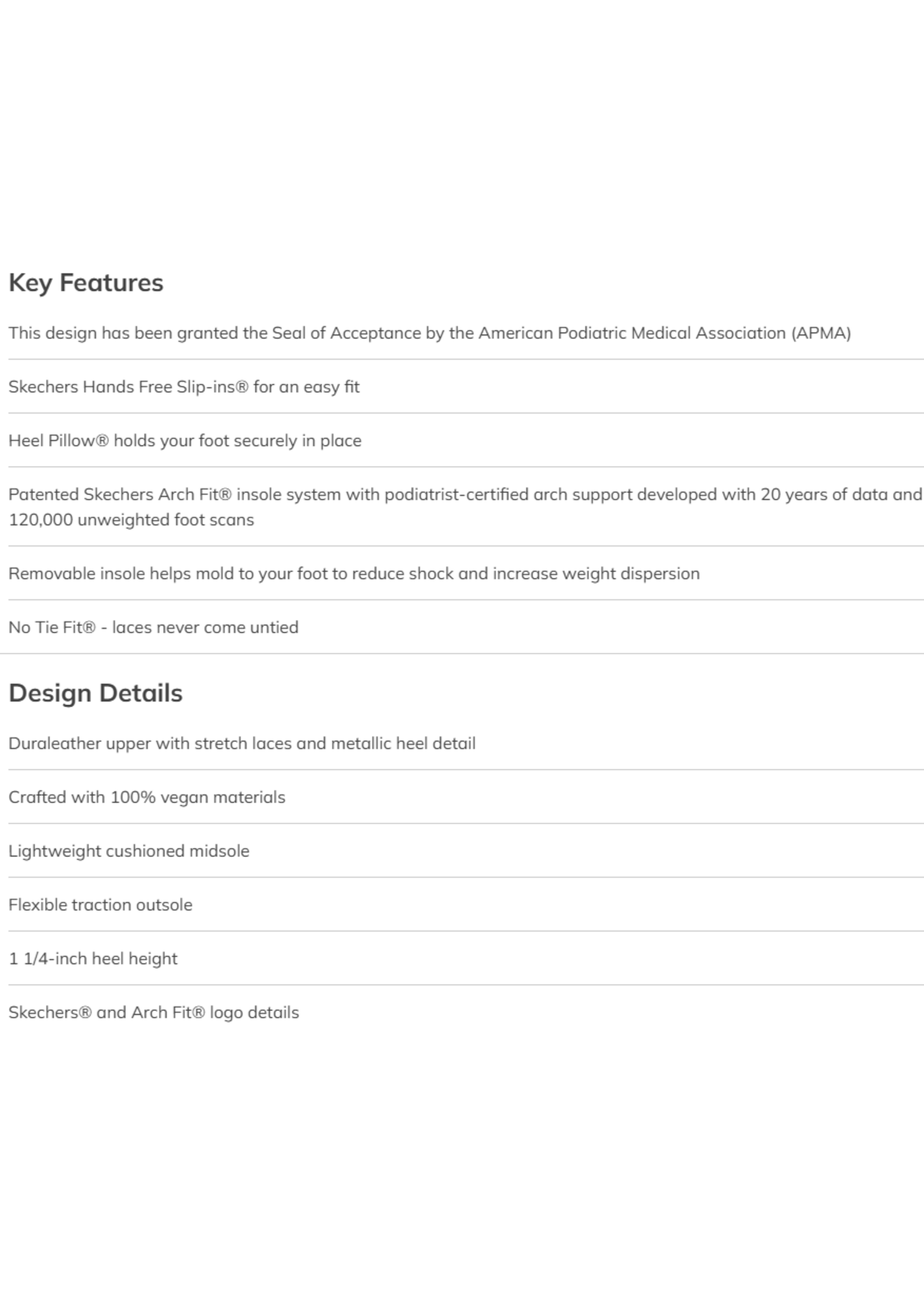 Skechers Womens Slip-ins Hands Free Arch Fit Arcade Catch Ya There 177218 White