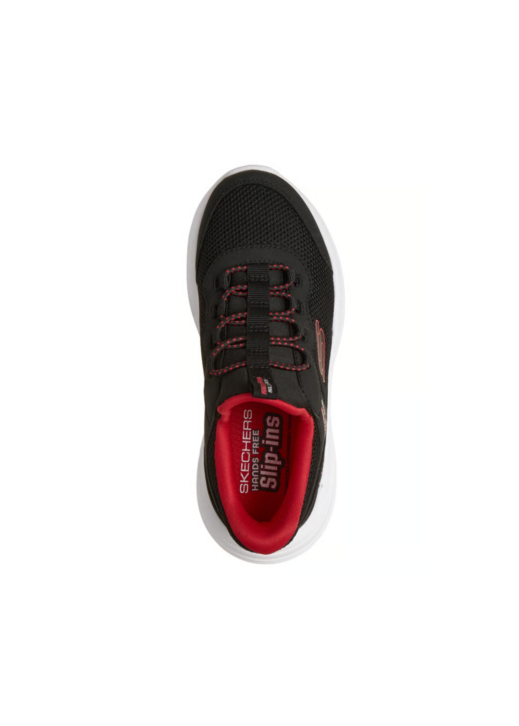 Skechers Boys Hands Free Slip-ins: Bounder Pro Kids' Athletic Sneakers 404208L Black Machine Washable