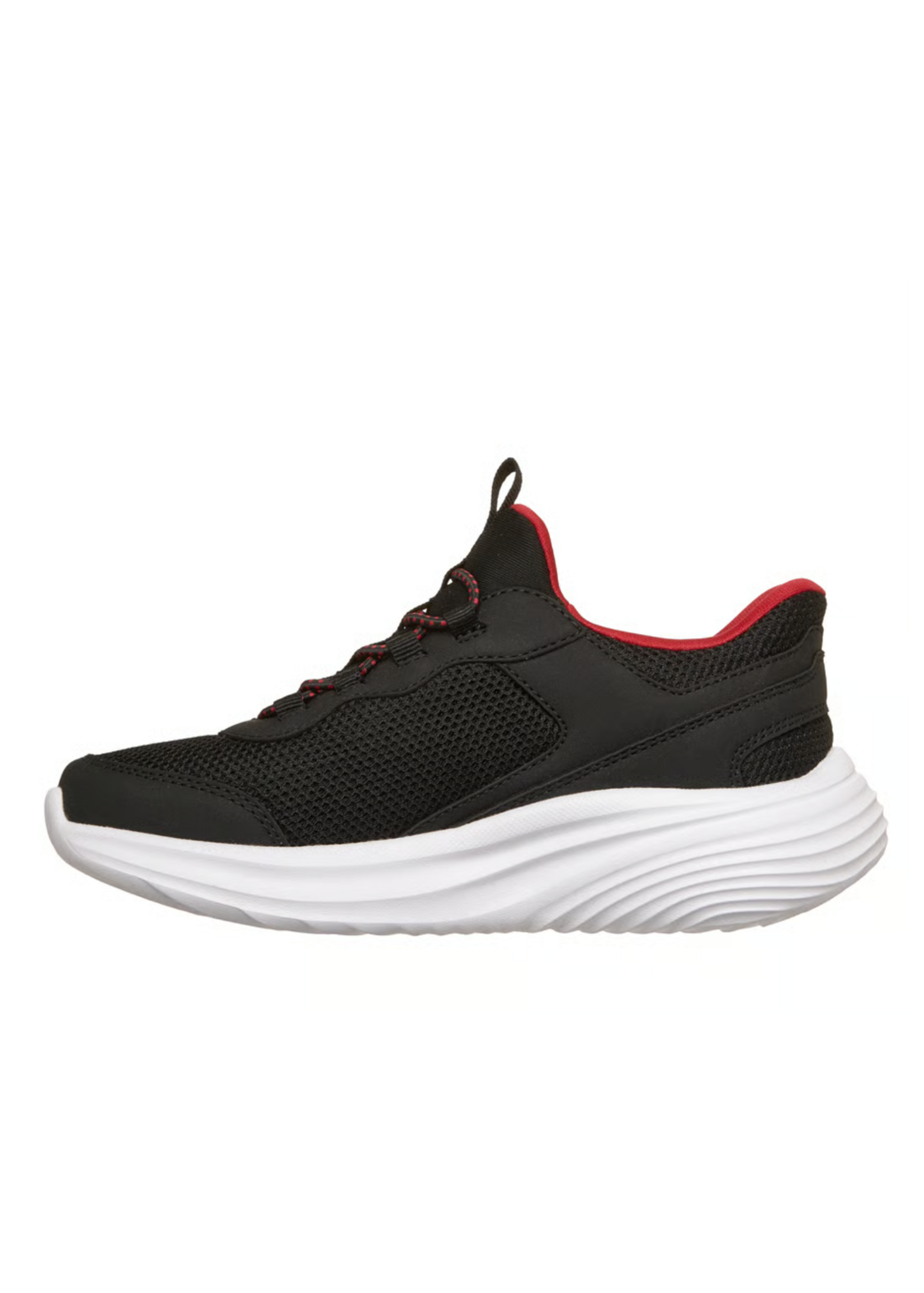 Skechers Boys Hands Free Slip-ins: Bounder Pro Kids' Athletic Sneakers 404208L Black Machine Washable