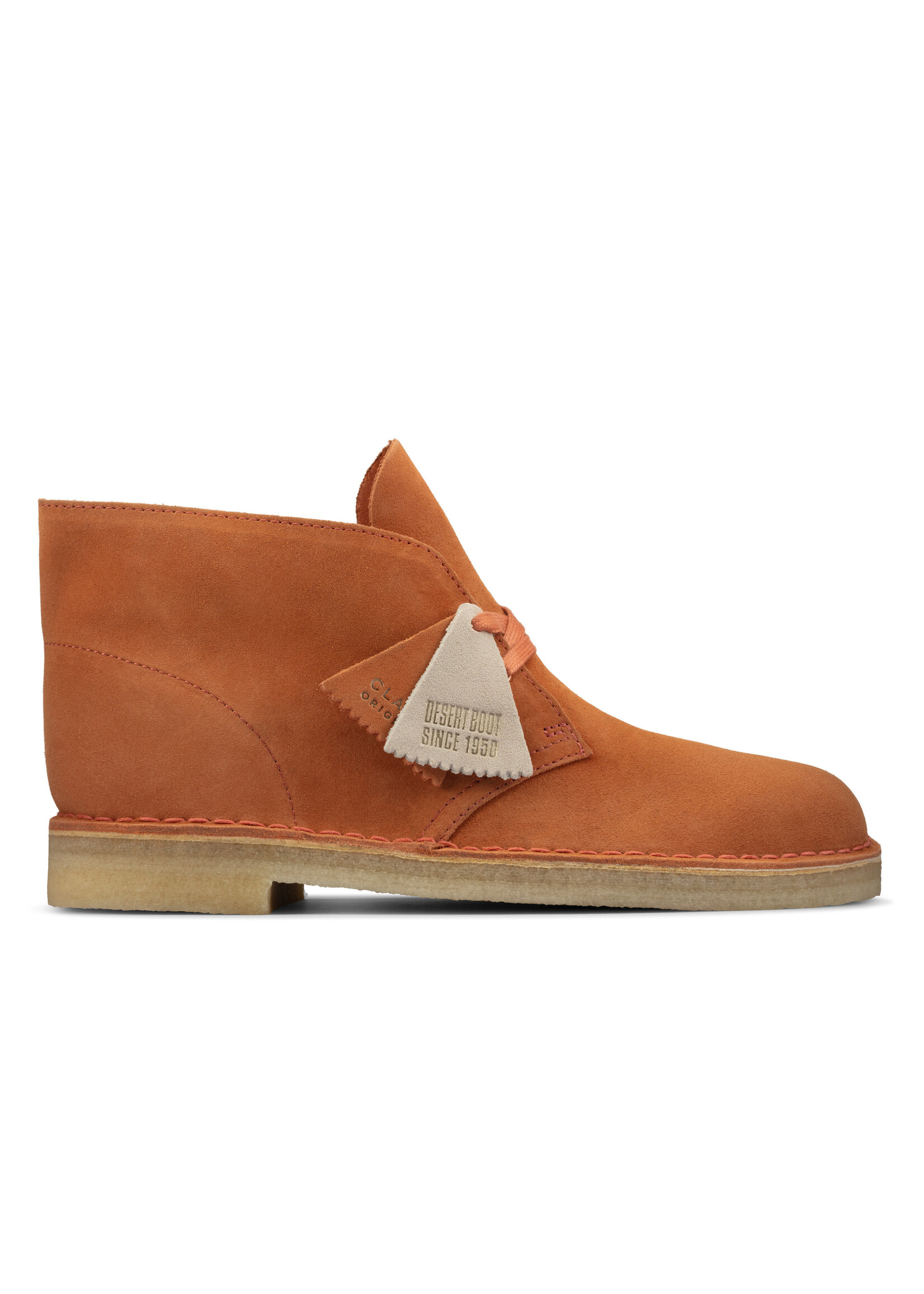 Clarks Desert Boot Brown Rust Suede