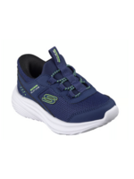 Skechers Boy's Hands Free Slip-ins: Bounder Pro Kids' Athletic Sneakers 404208L Navy Machine Washable