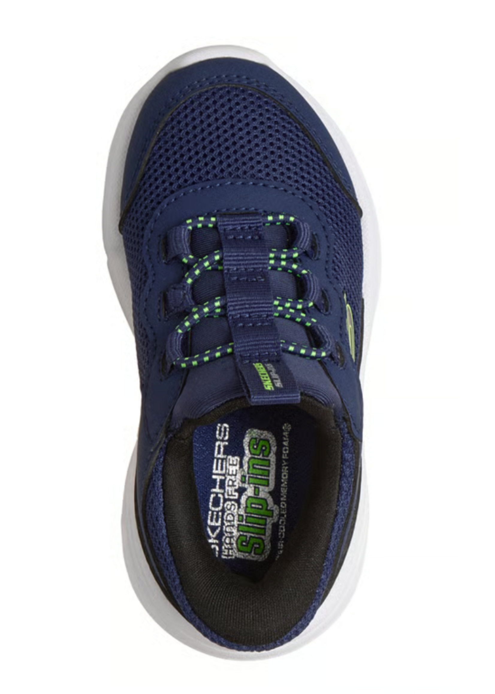 Skechers Boy's Hands Free Slip-ins: Bounder Pro Kids' Athletic Sneakers 404208L Navy Machine Washable