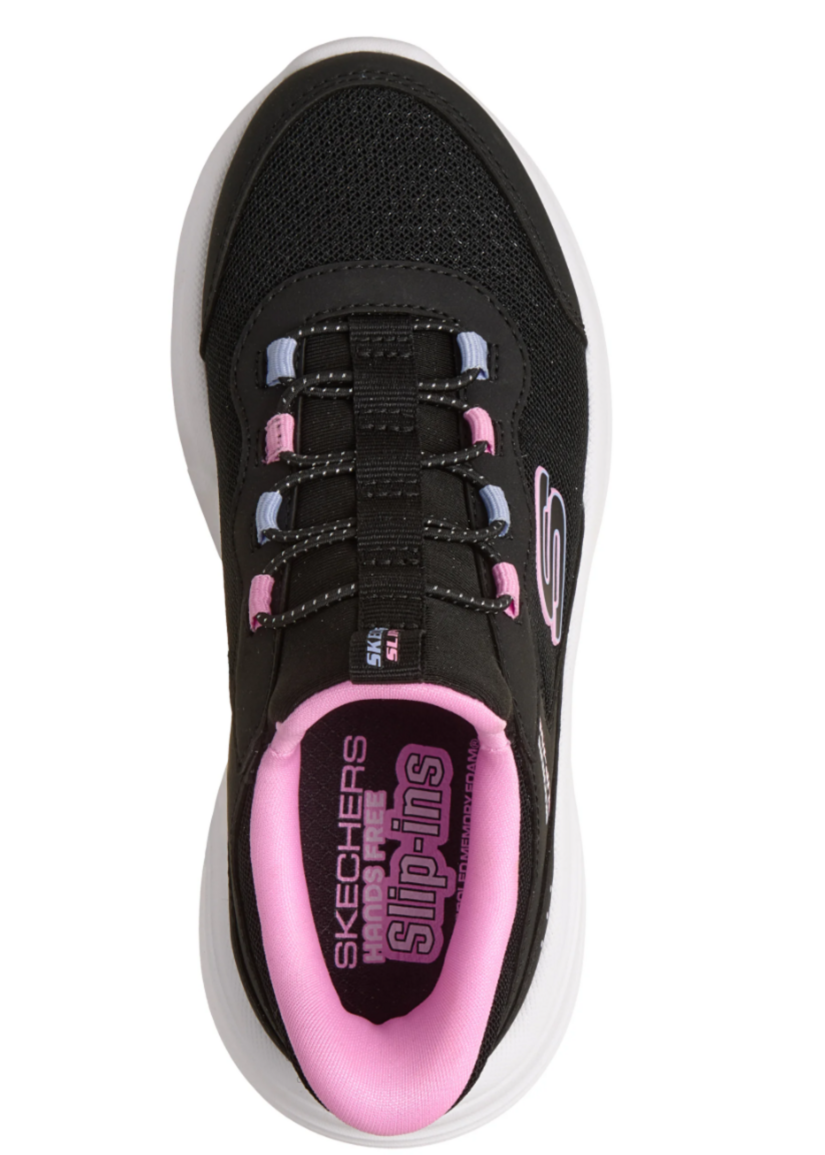 Skechers Girl's Hands Free Slip-ins: Bounder Pro Kids' Athletic Sneakers 303690L Black Machine Washable