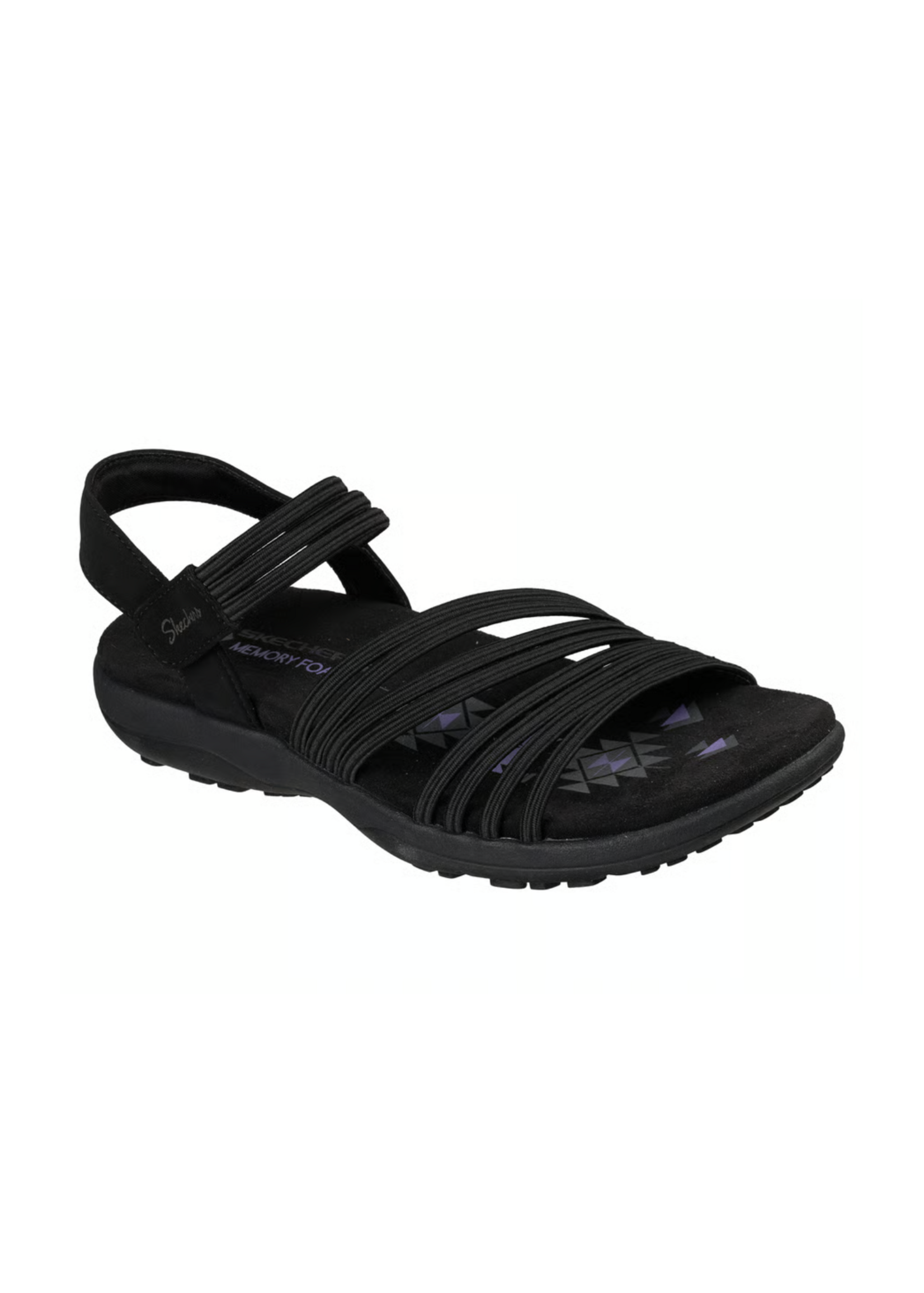 Skechers Womens Reggae Slim - Coffee Run 163573 BBK Black