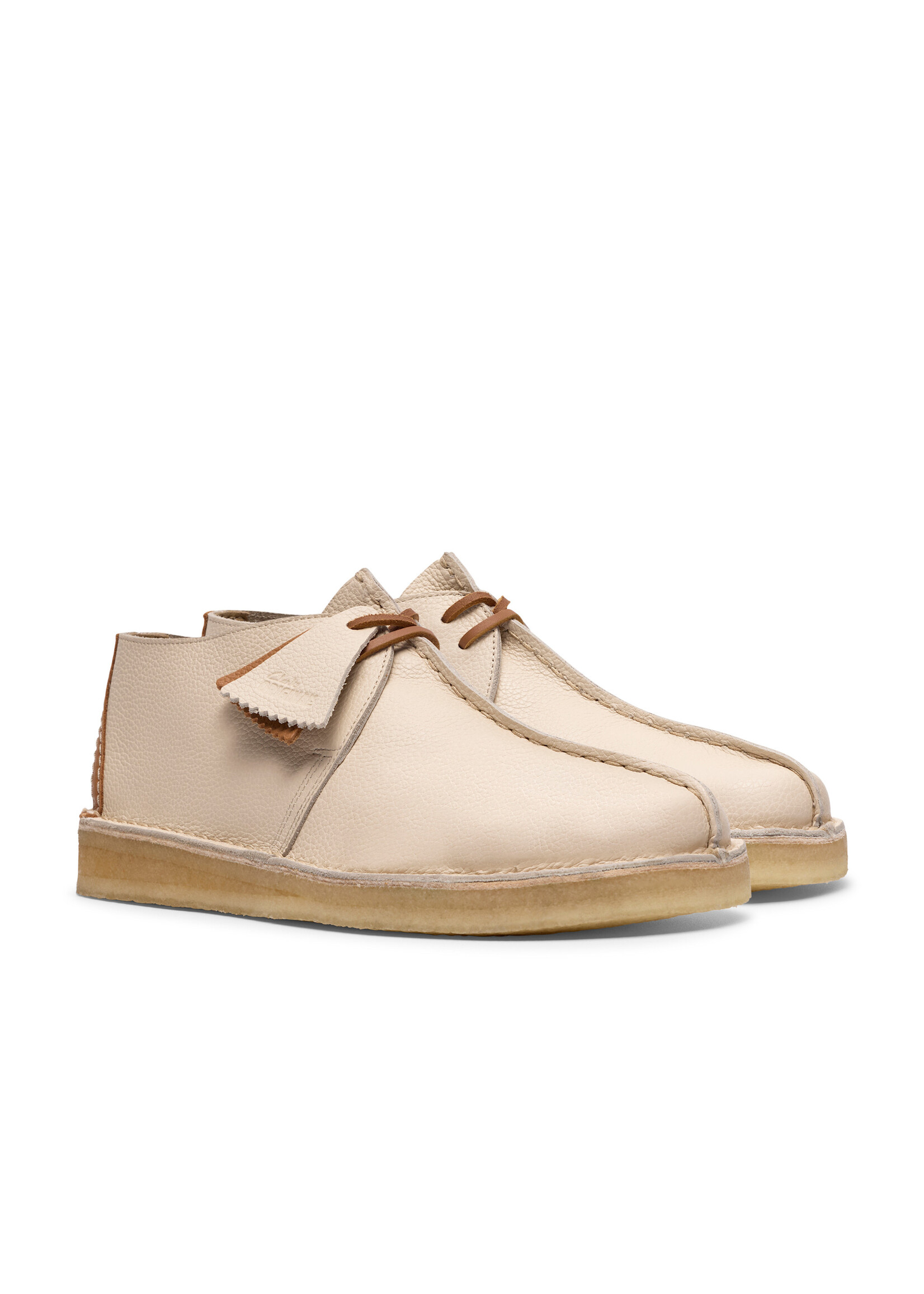 Clarks Originals Desert Trek White Combi Leather - 26185660