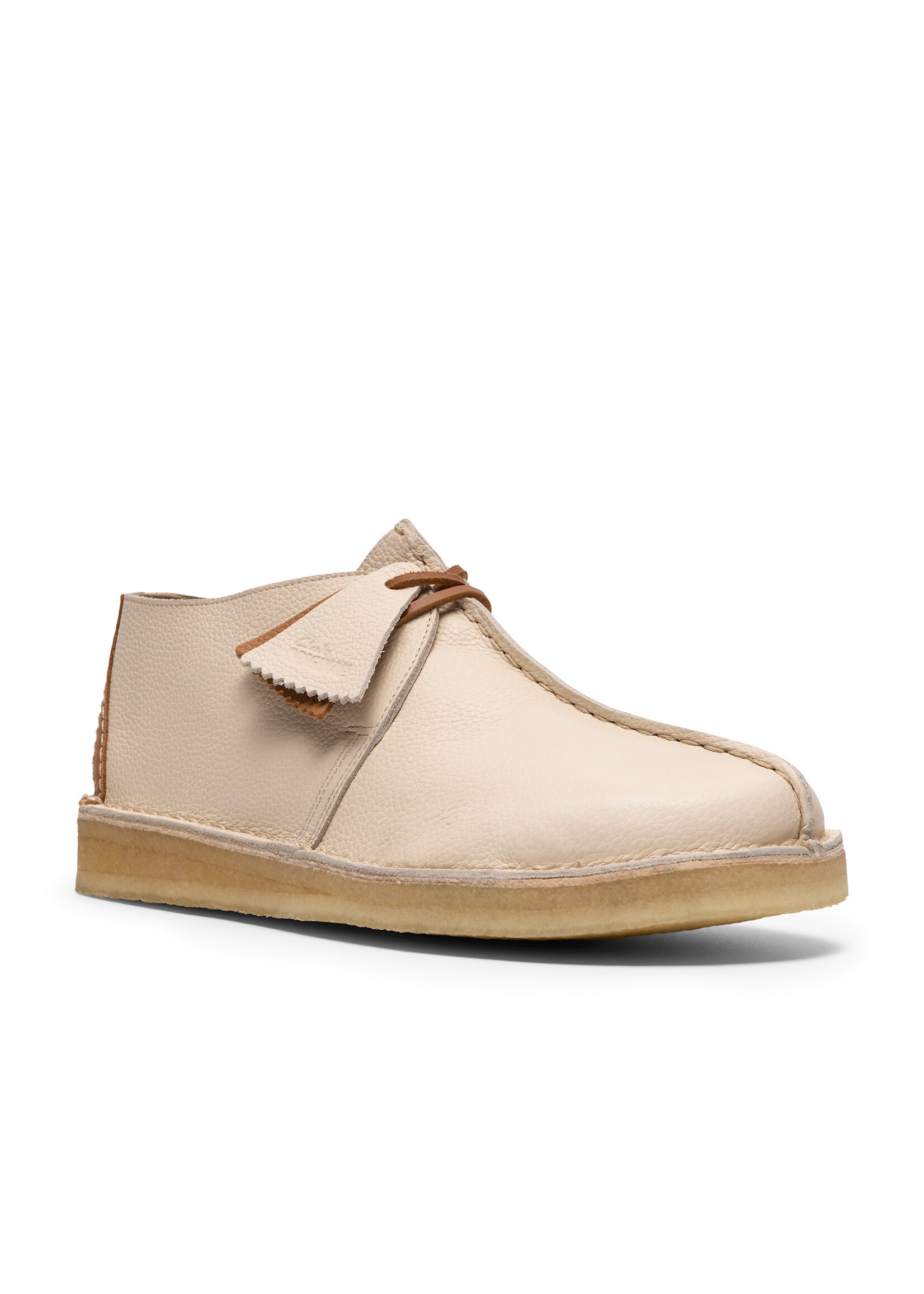 Clarks Originals Desert Trek White Combi Leather - 26185660