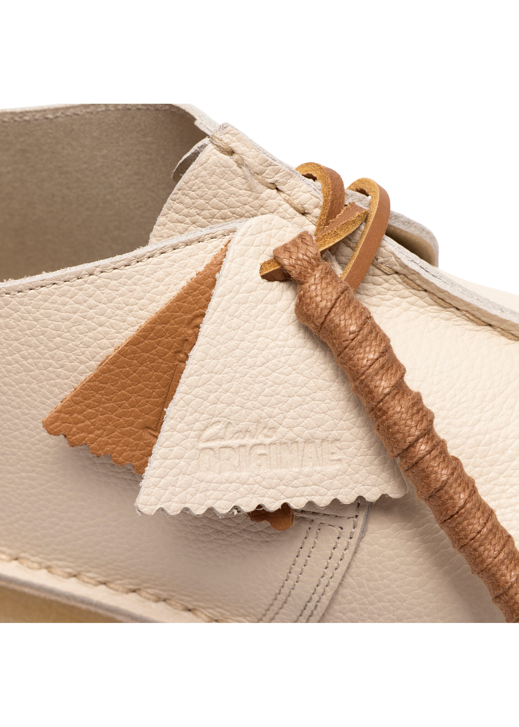 Clarks Originals Desert Trek White Combi Leather - 26185660