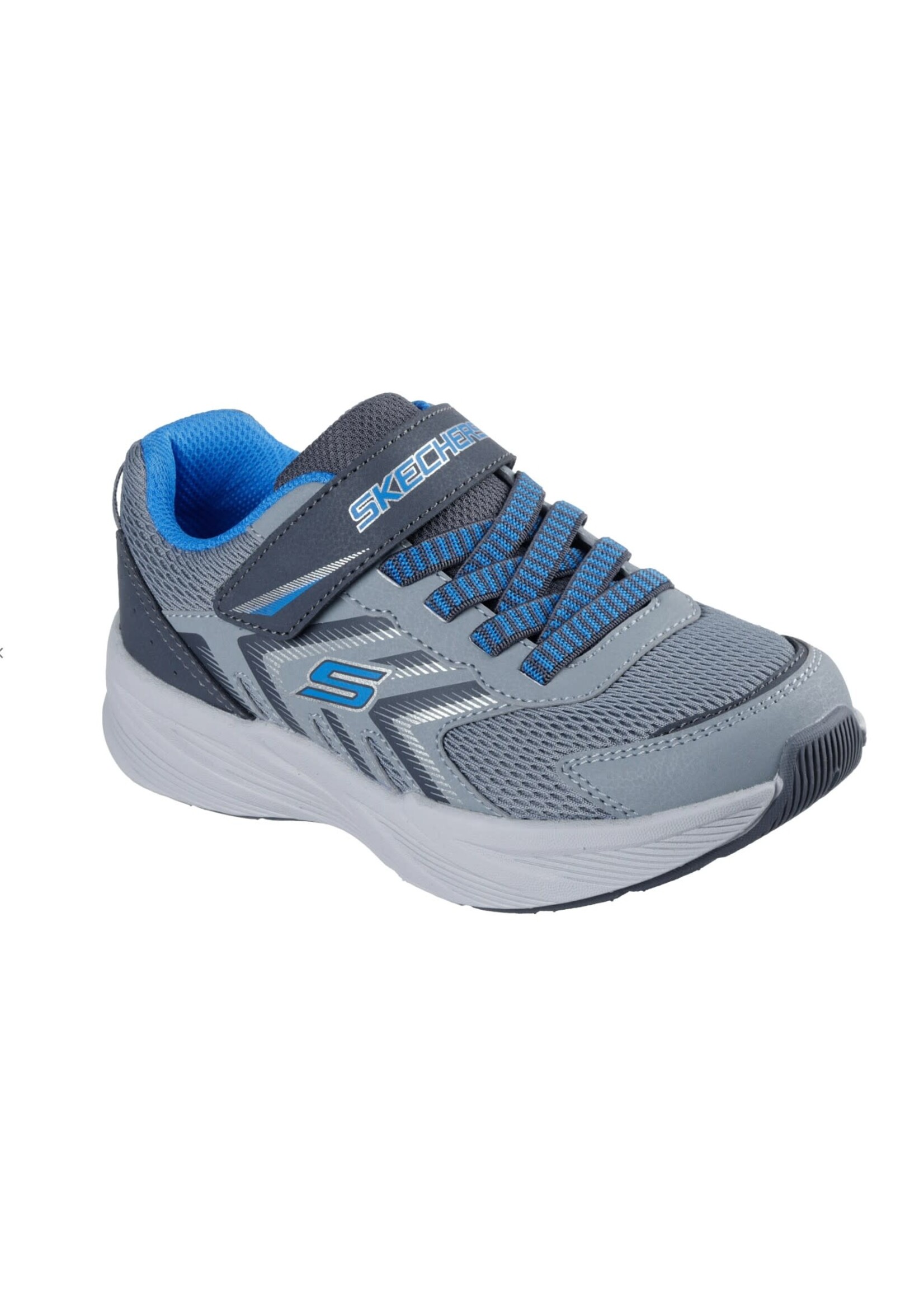Skechers Boys' Microspec Tread 404115L GYBL GRAY/BLUE
