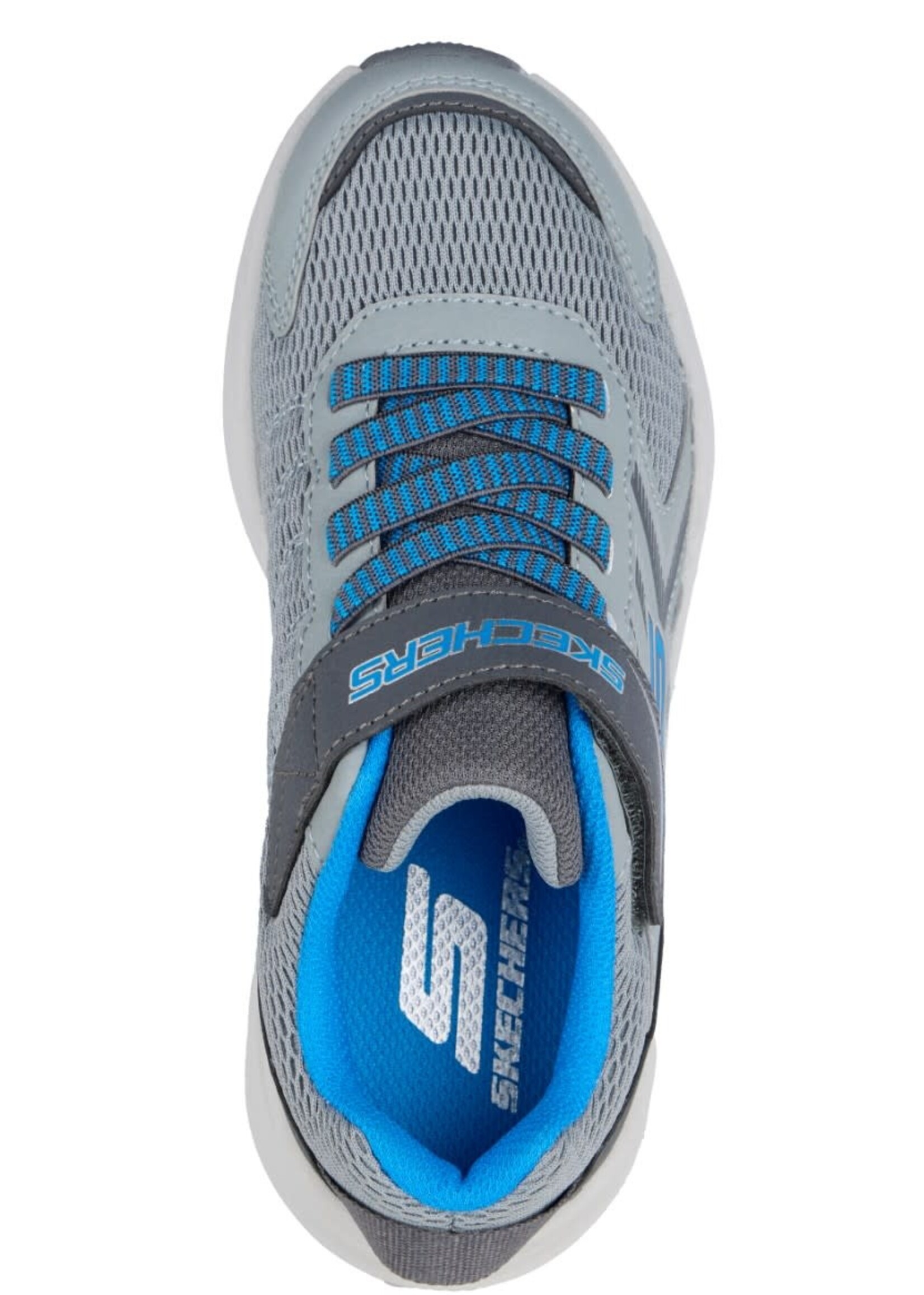 Skechers Boys' Microspec Tread 404115L GYBL GRAY/BLUE