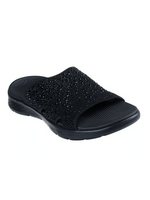 Skechers Women's Go Walk Flex Sandal Glitz 141446/BBK Black