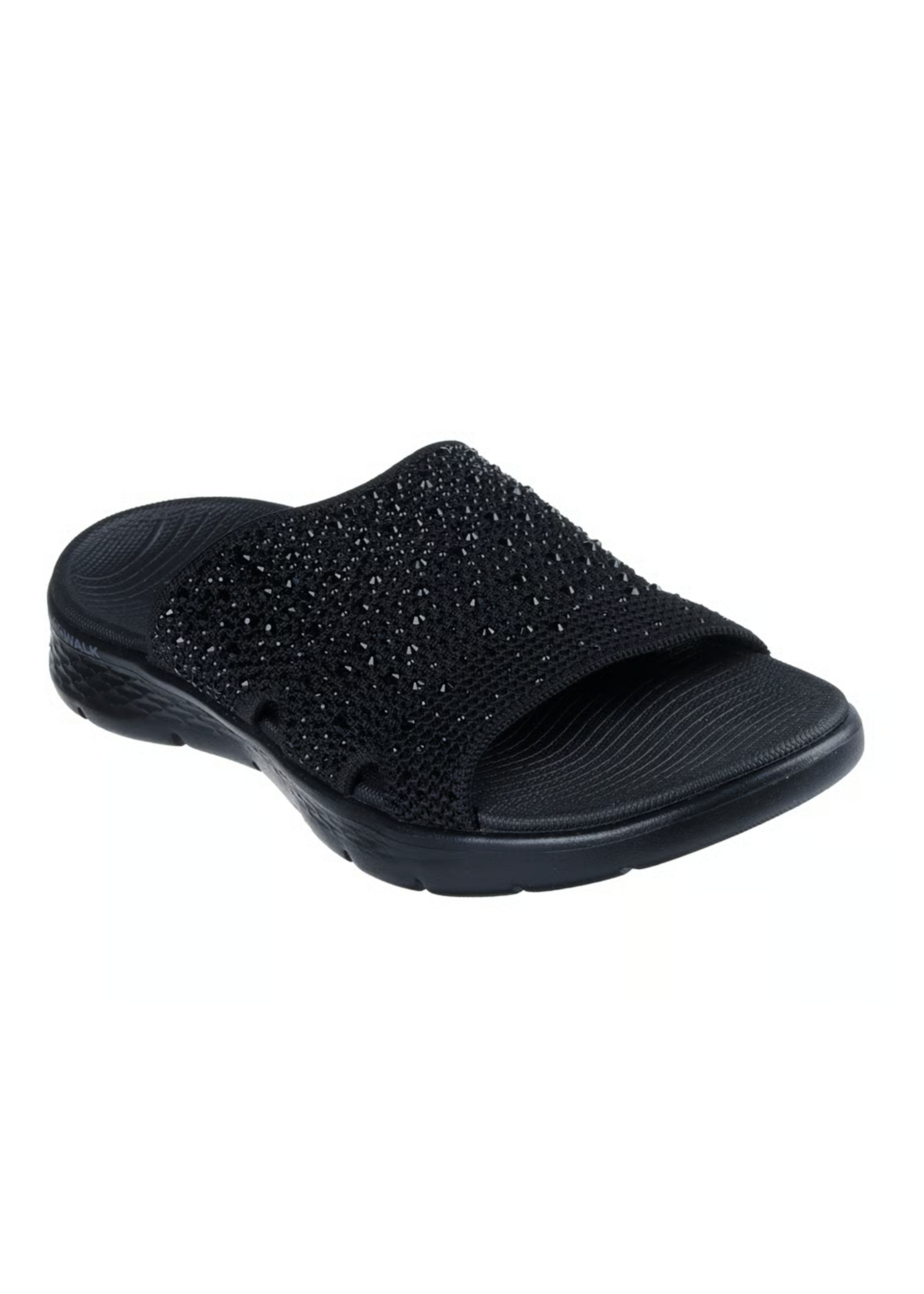 Skechers Women's Go Walk Flex Sandal Glitz 141446/BBK Black