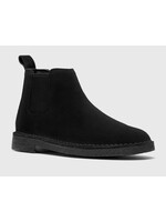 Clarks Originals Men's Desert Chelsea Black Suede 26182694