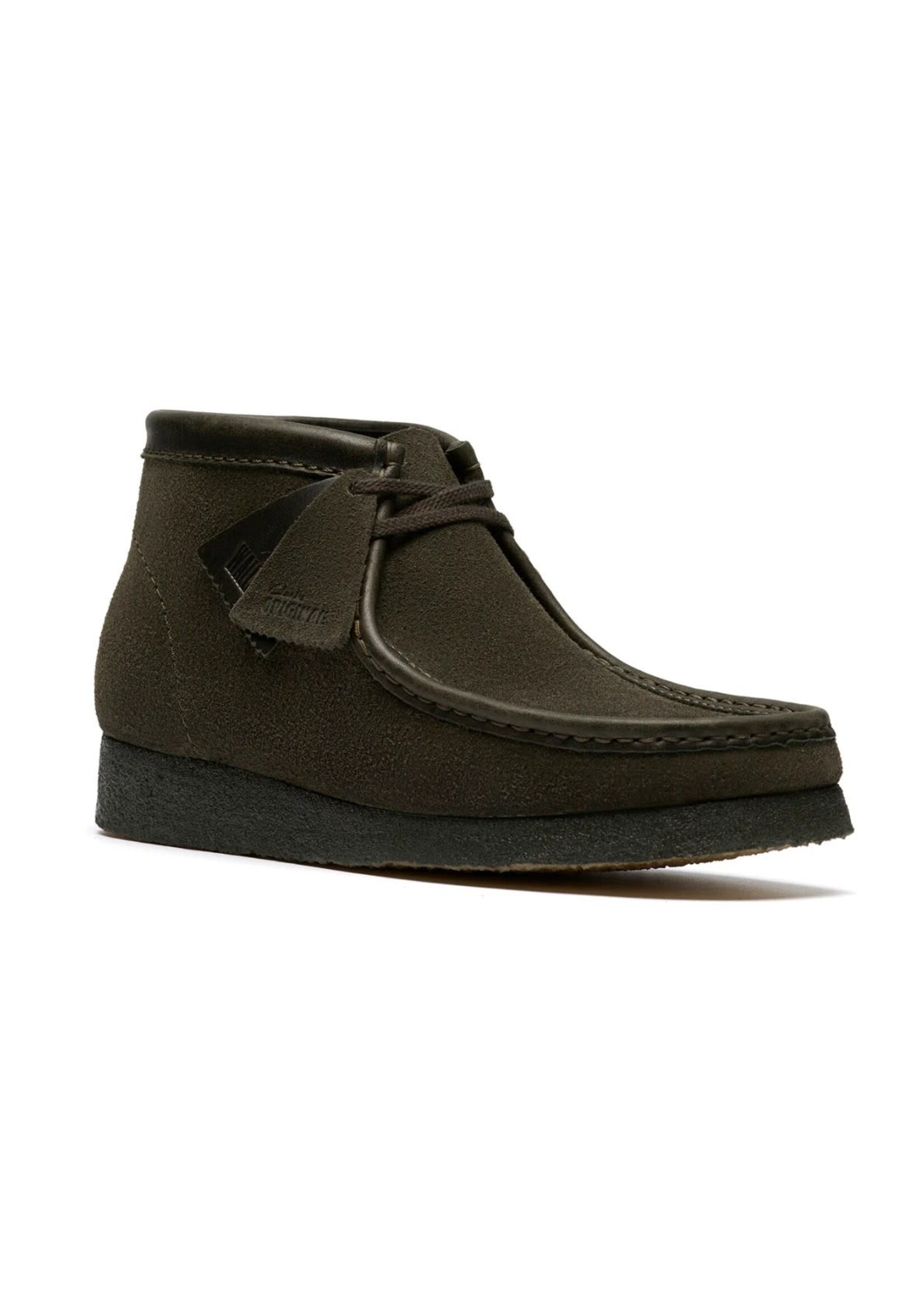 Clarks Originals Men's Wallabee Boot Loden Green Suede
