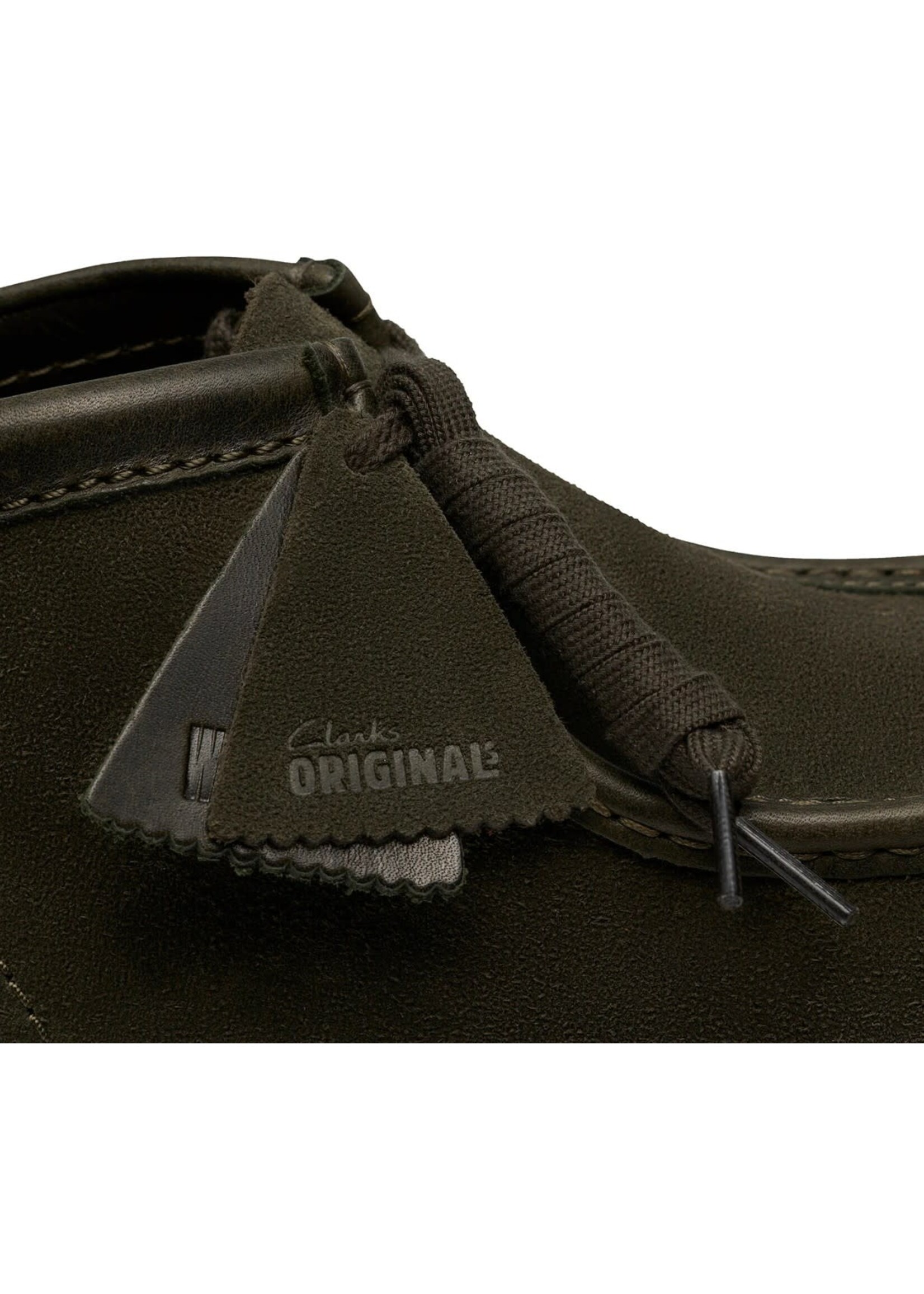 Clarks Originals Men's Wallabee Boot Loden Green Suede