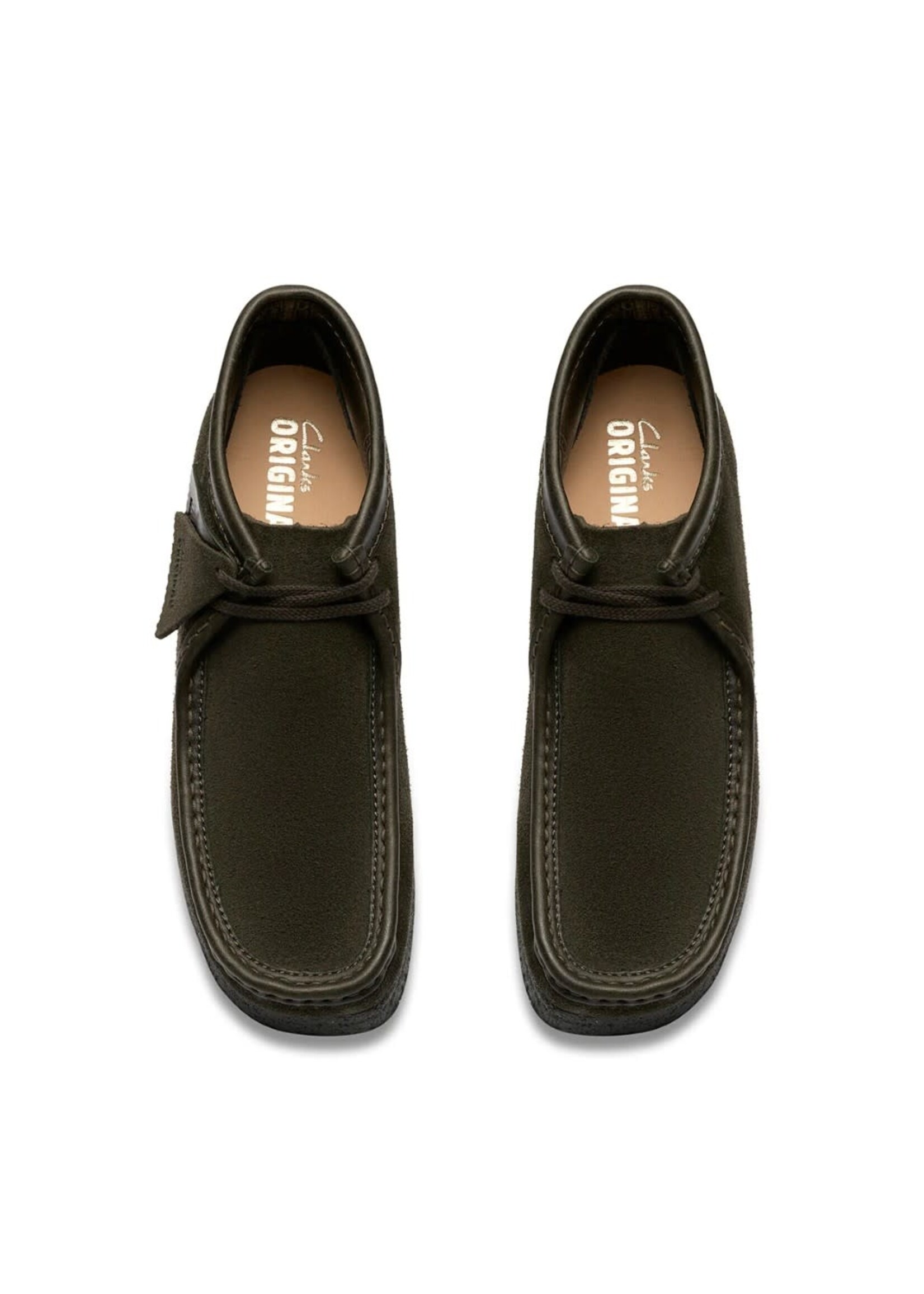 Clarks Originals Men's Wallabee Boot Loden Green Suede
