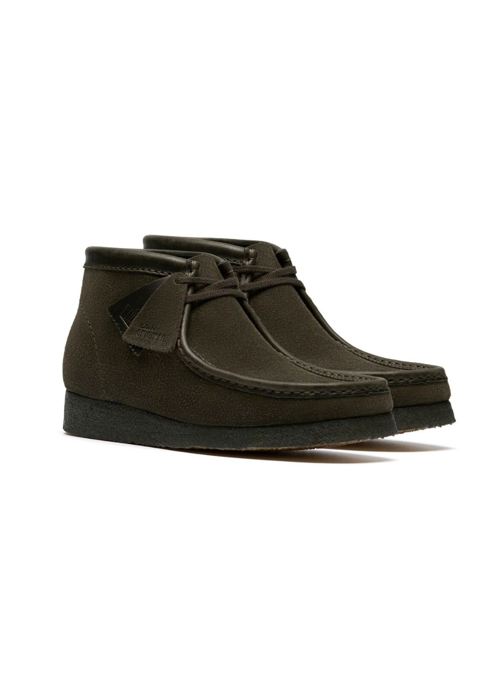Clarks Originals Men's Wallabee Boot Loden Green Suede