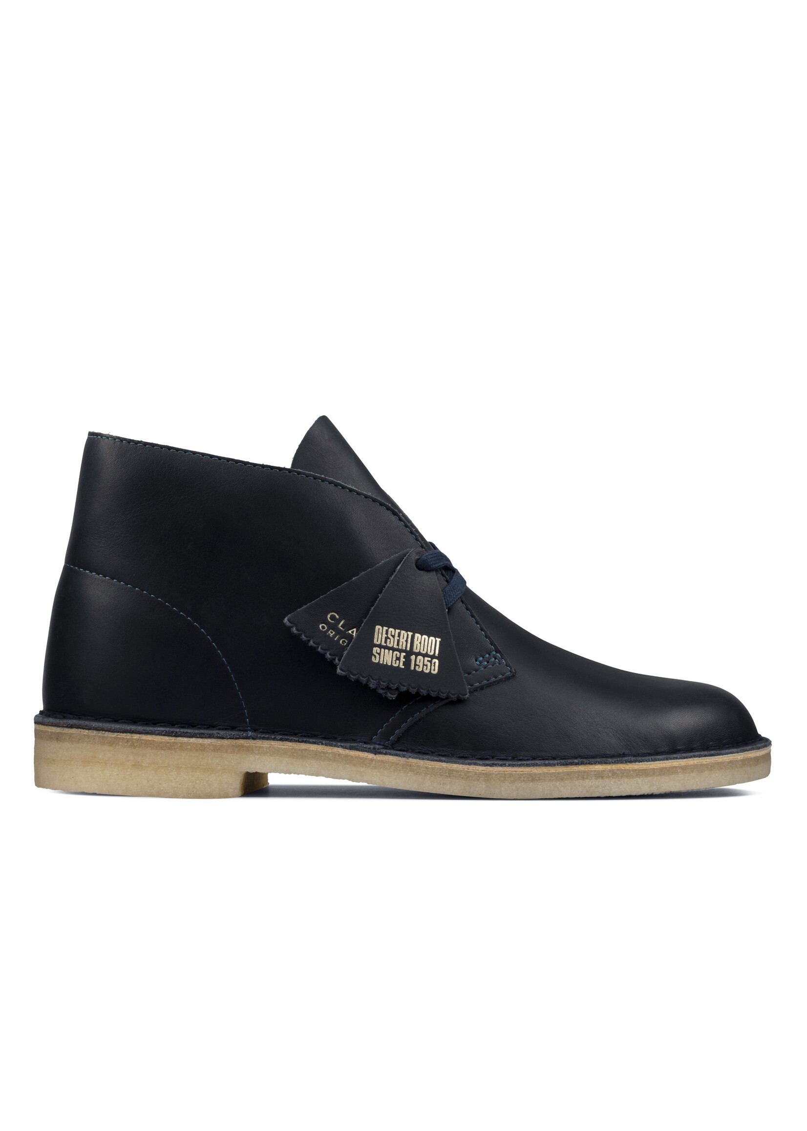 Clarks Originals Men's Desert Boot Navy Blue Leather 26182826